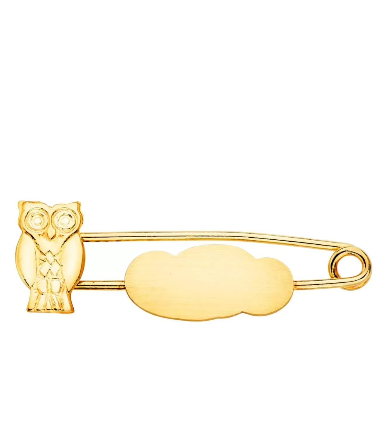 Alfiler Bebé Buho Nube Oro Amarillo 18K<Alda Joyeros Store