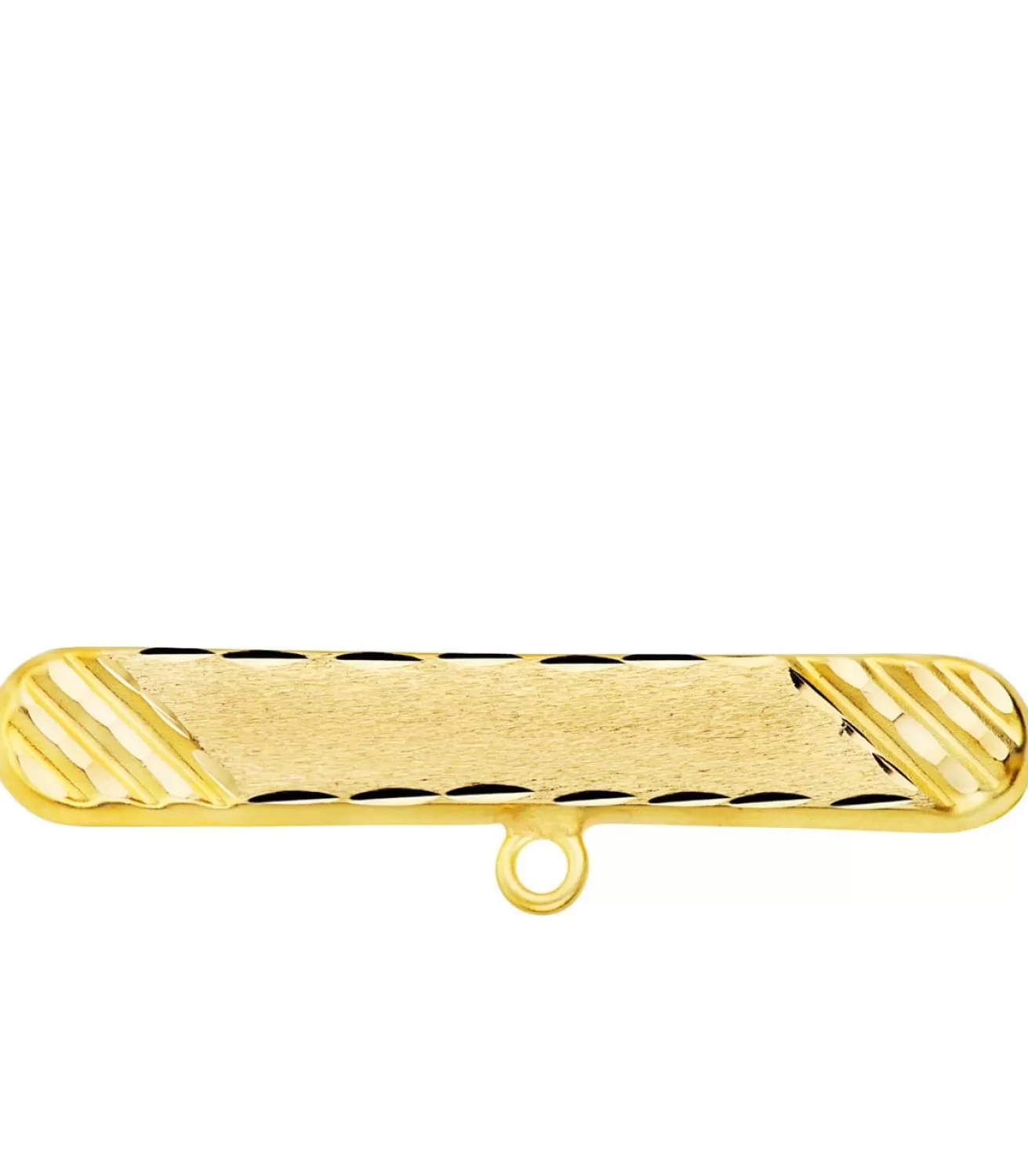 Alfiler Bebé Oro Amarillo 18K Ovalado Tallado<Alda Joyeros Cheap
