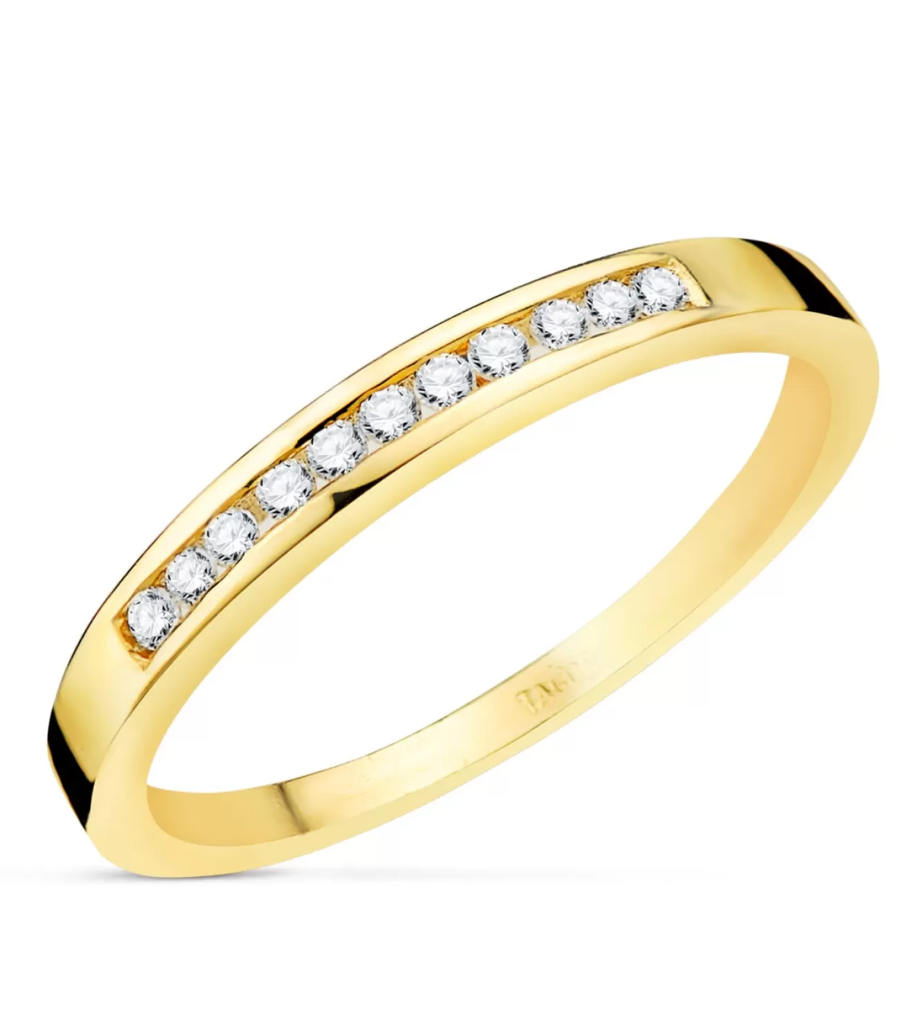 Alianza Aida Oro 18K Diamantes 0.150 Qts<Alda Joyeros Cheap