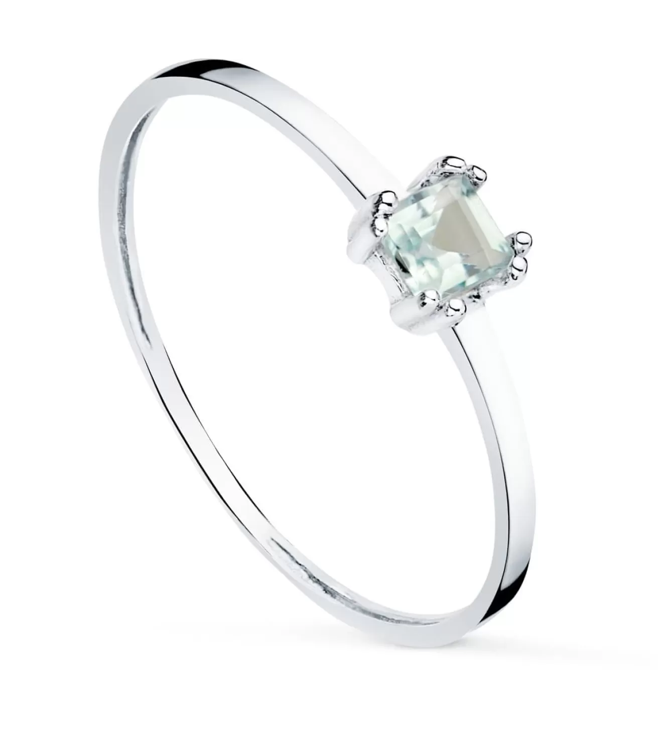 Anillo Aguamarina Oro Blanco 18K Turner<Alda Joyeros Fashion