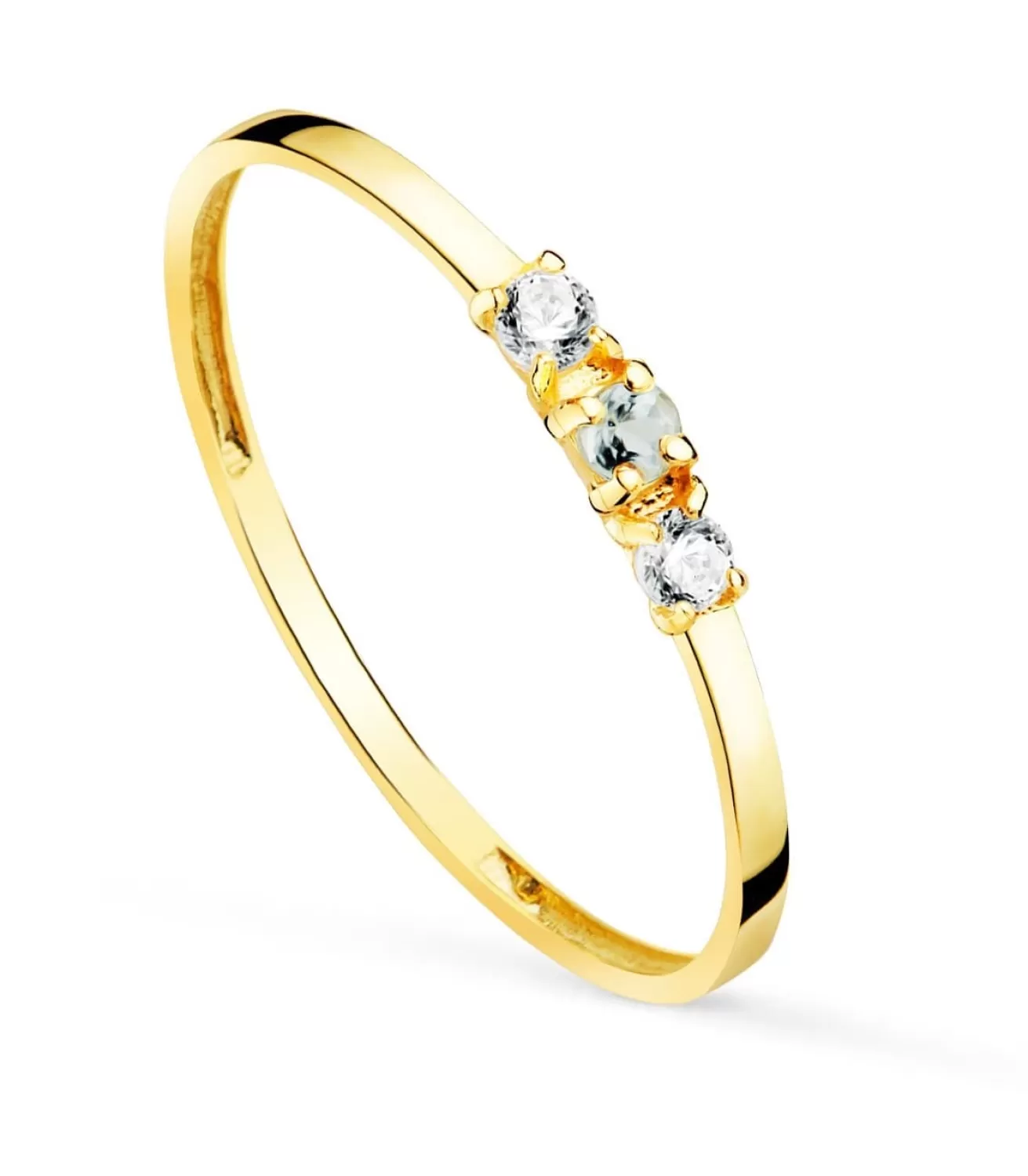 Anillo Always Oro Amarillo 18K Aguamarina<Alda Joyeros Store