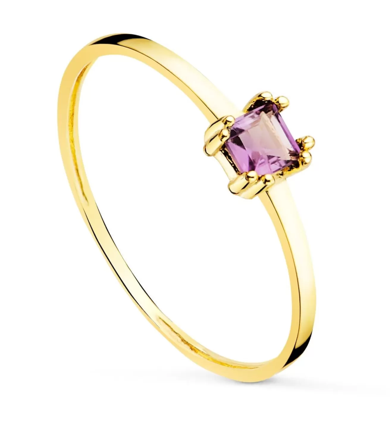 Anillo Amatista Oro Amarillo 18K Turner<Alda Joyeros Clearance