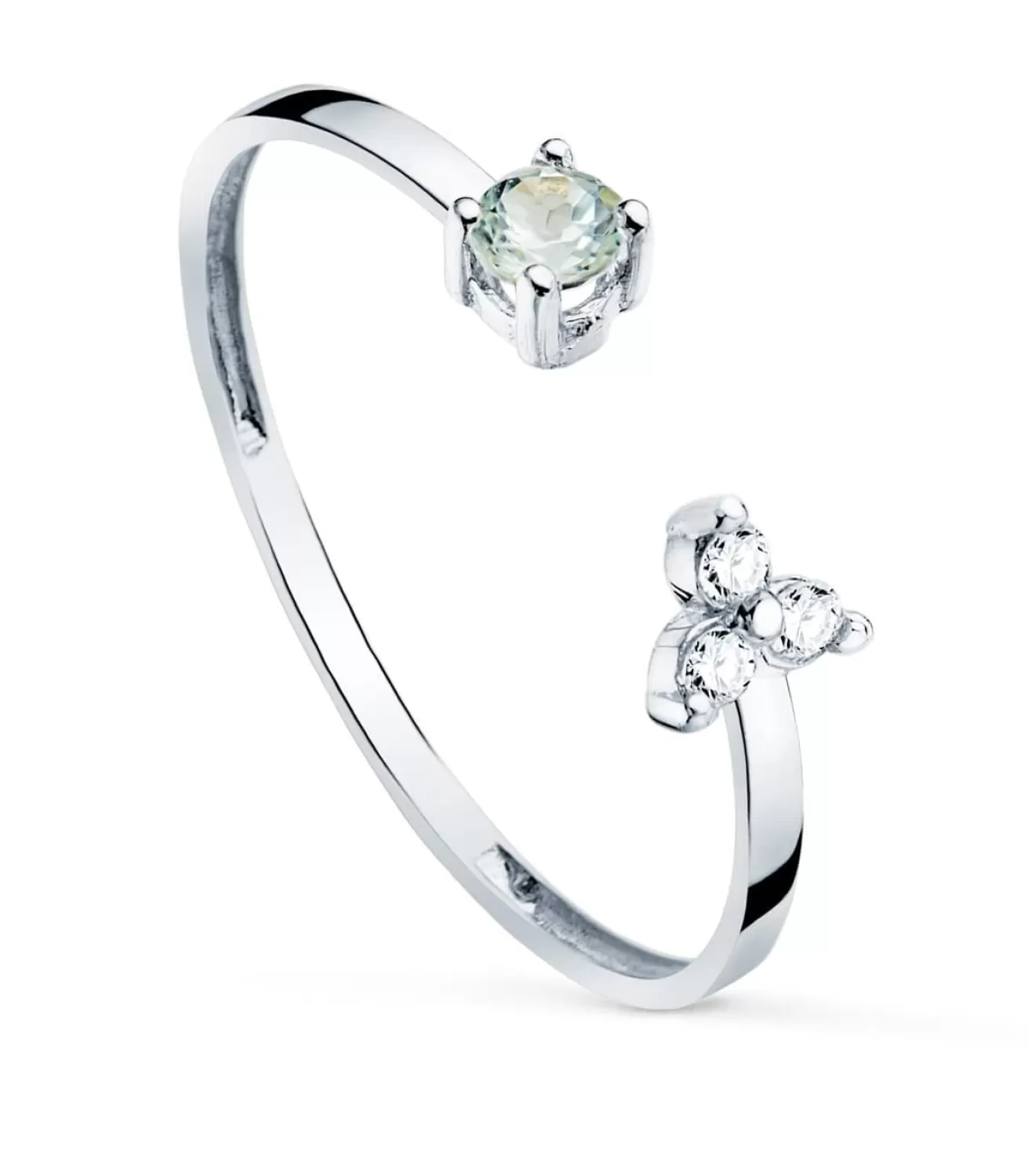 Anillo Bardot Ob 18K Aguamarina Y Diamantes<Alda Joyeros Shop