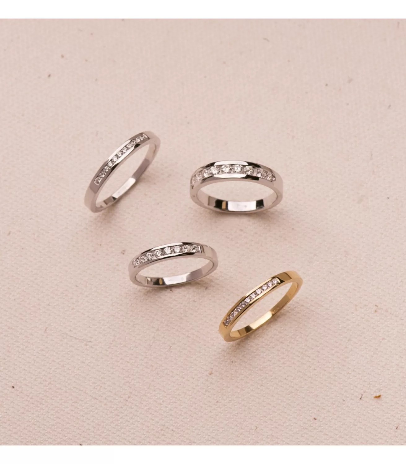 Anillo Compromiso Aida 0.150 Qtes. 18 Ktes<Alda Joyeros Online