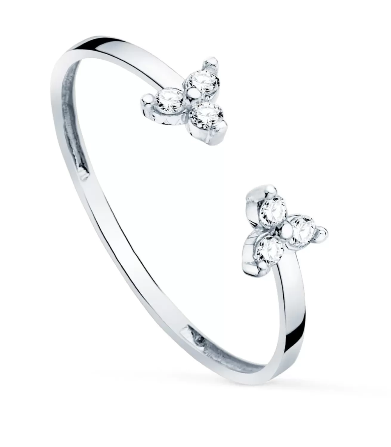 Anillo Connor Oro Blanco 18K Diamantes 0.090 Qts.<Alda Joyeros New