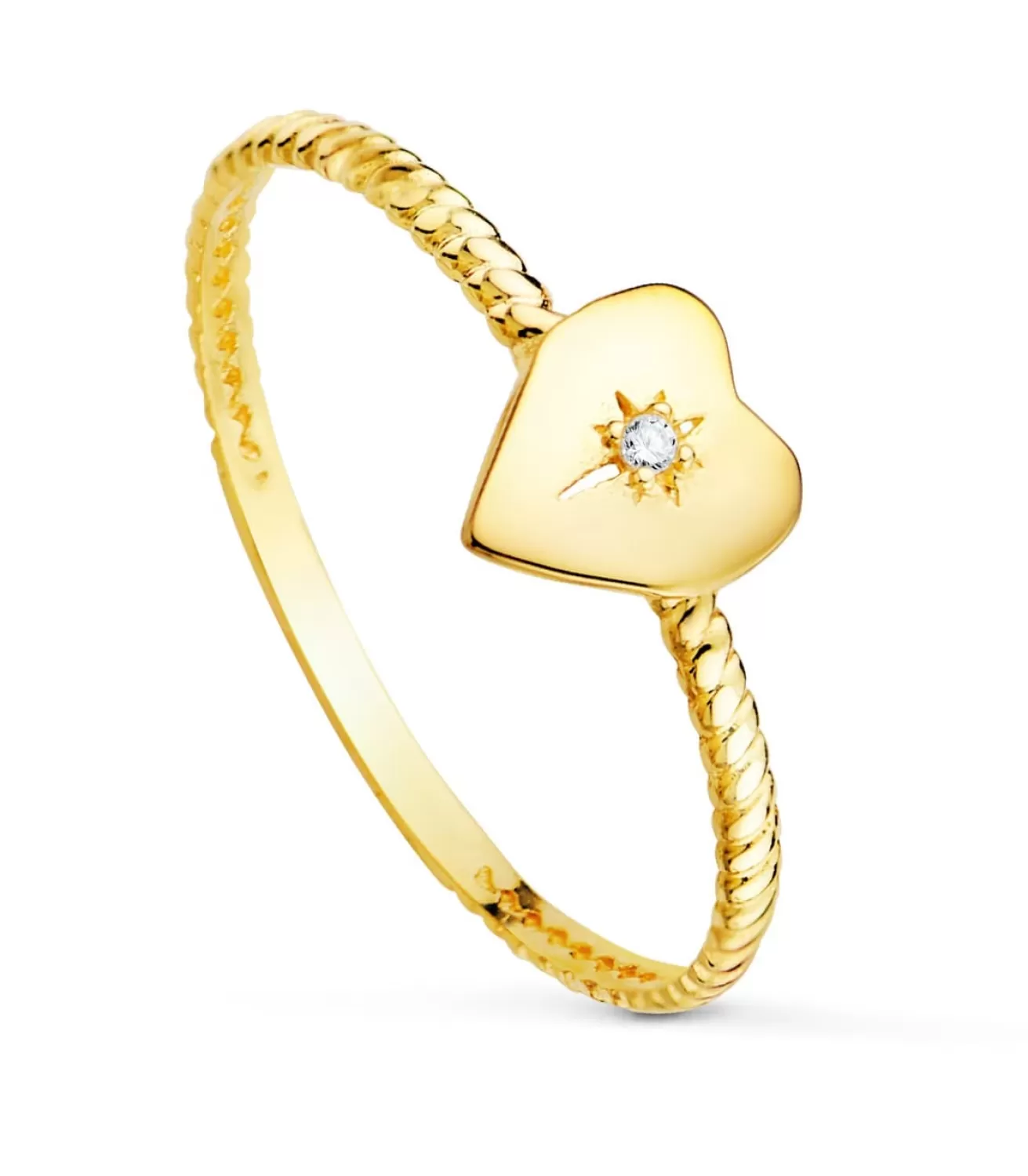 Anillo Corazon Oro 18K Glam<Alda Joyeros Flash Sale