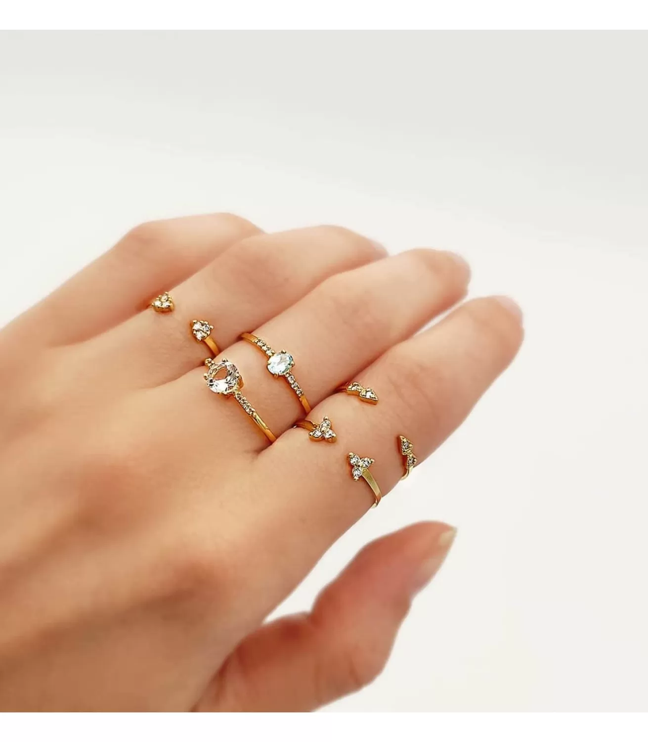 Anillo Crawford Oro 18K Diamantes 0.032 Qts.<Alda Joyeros Flash Sale