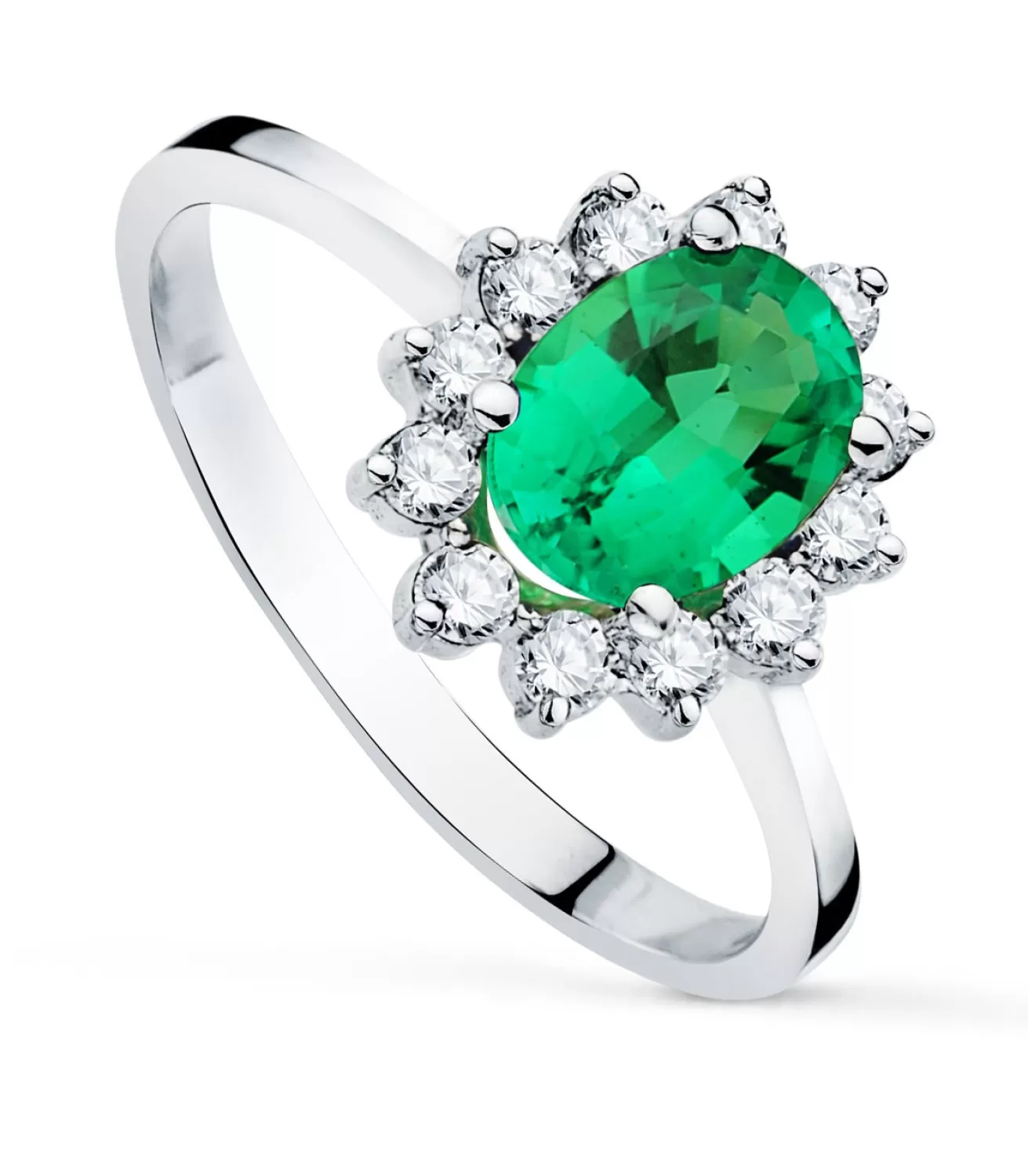 Anillo Eowyn Oro 18K Esmeralda Y Diamantes<Alda Joyeros Hot