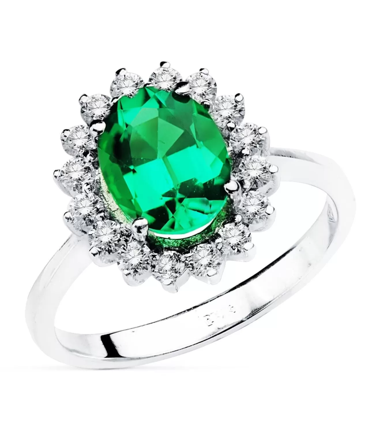 Anillo Galadriel 18K Esmeralda 1.74 Q Diamantes<Alda Joyeros Fashion