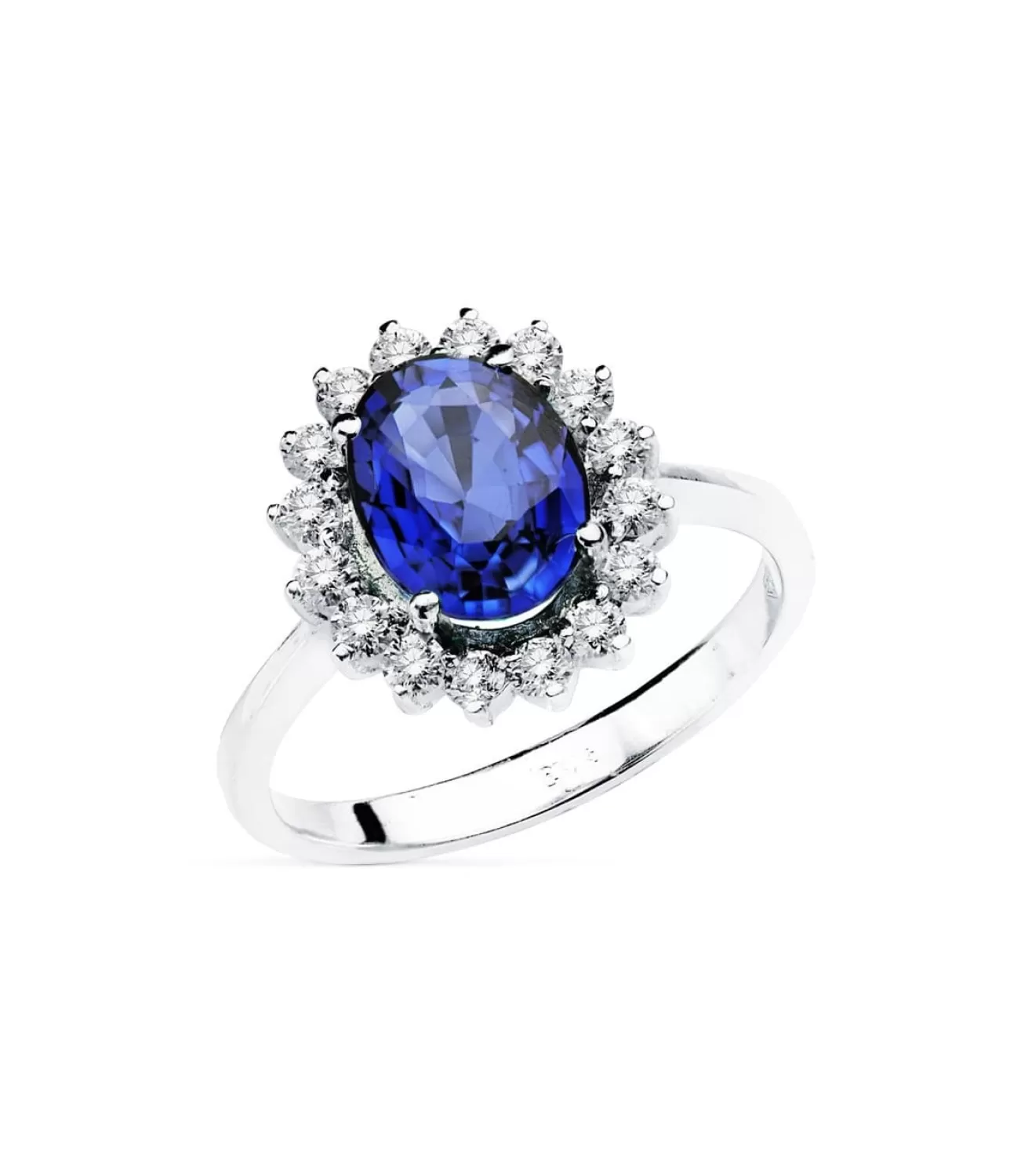 Anillo Galadriel 18K Zafiro 2.47 Q Diamantes<Alda Joyeros Flash Sale