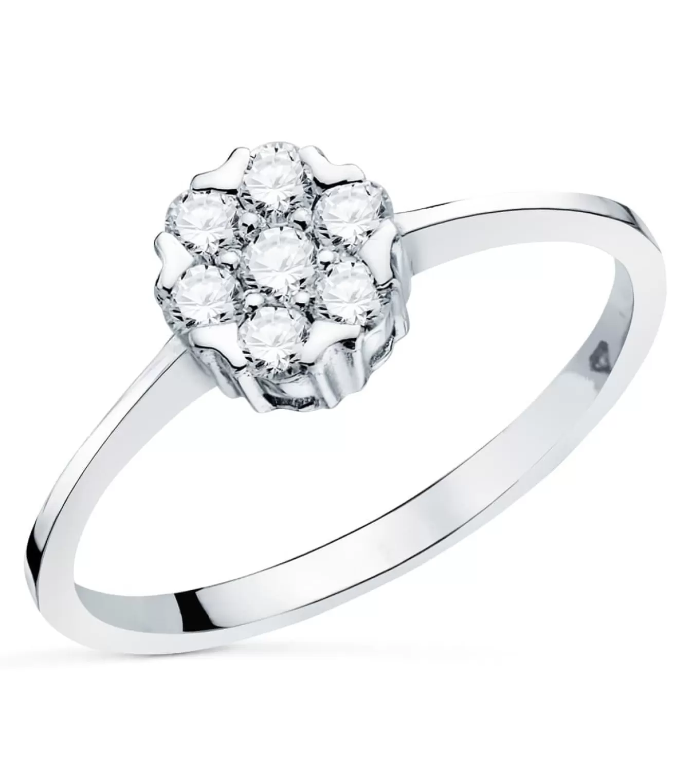 Anillo Indira Diamantes 0.301 Qtes. Ob 18K<Alda Joyeros Outlet