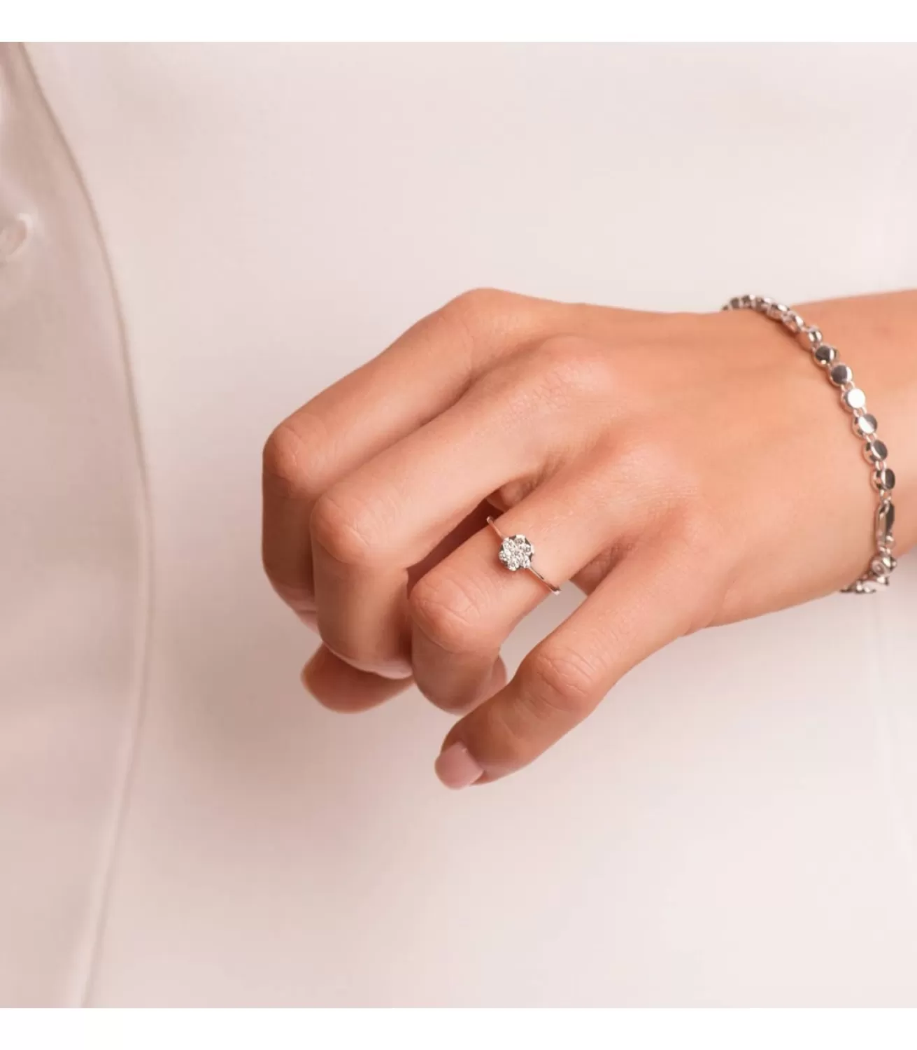 Anillo Indira Diamantes 0.301 Qtes. Ob 18K<Alda Joyeros Outlet