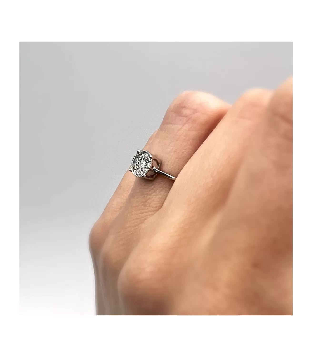 Anillo Meena Diamantes 0.180 Qtes. Ob 18K<Alda Joyeros Online