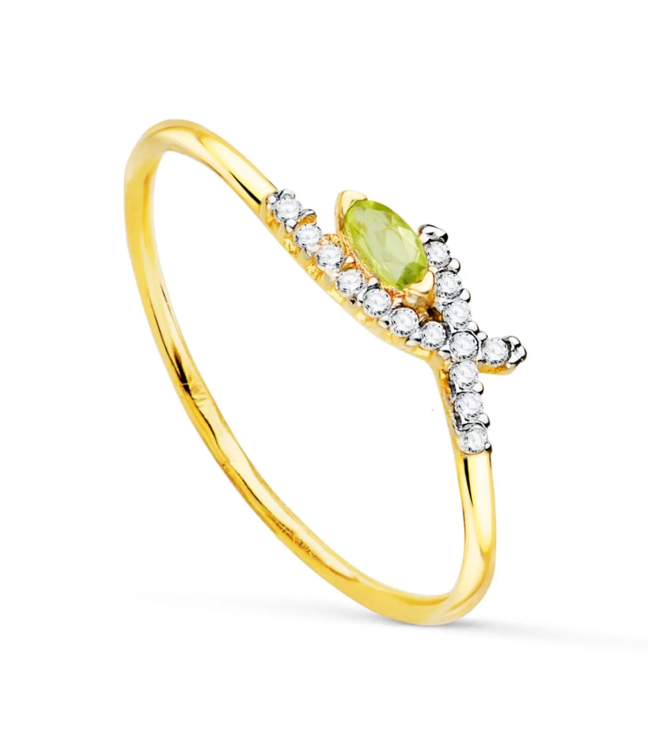 Anillo Meraki Oro 18K Cross Peridoto<Alda Joyeros Flash Sale