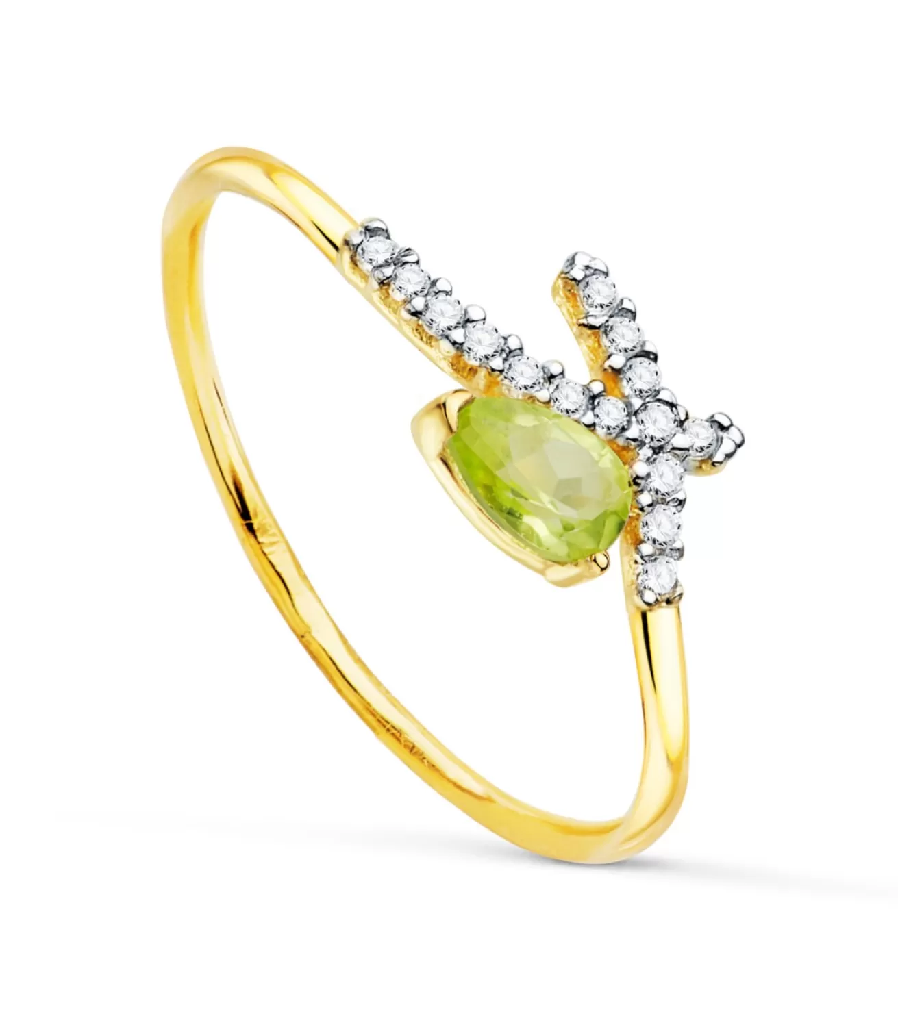 Anillo Meraki Oro 18K Lazo Peridoto<Alda Joyeros Best Sale