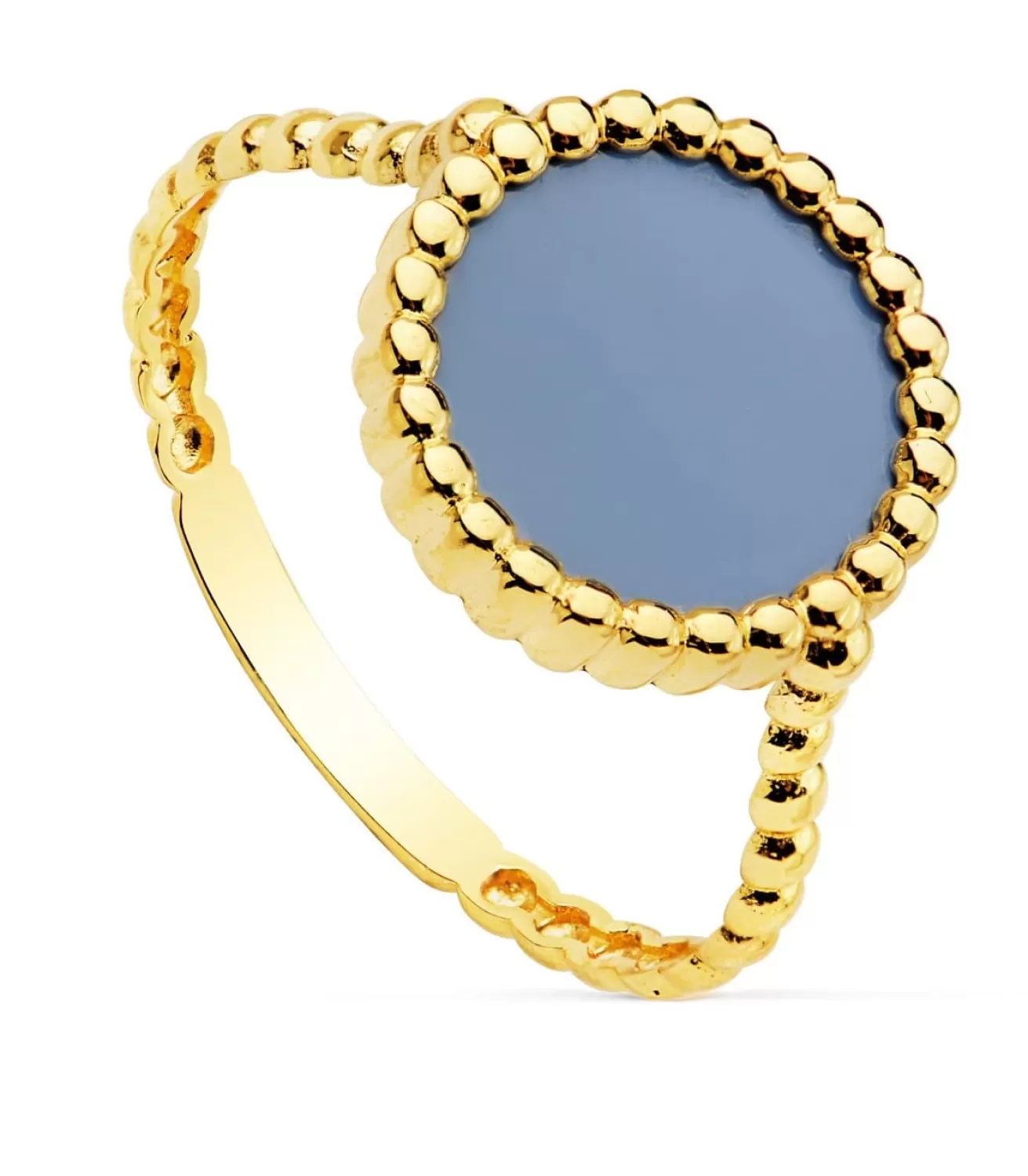 Anillo Mujer Oro Amarillo 18K Blue Lake Dot<Alda Joyeros Shop