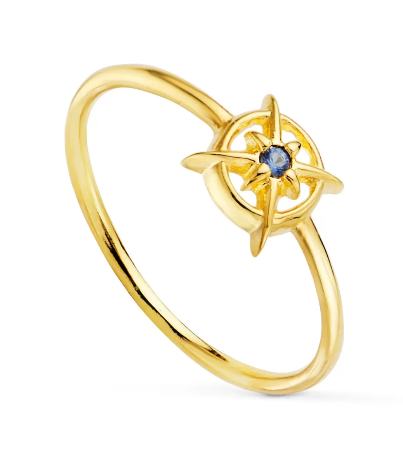 Anillo Navy Oro Amarillo 18K Zafiro<Alda Joyeros Discount
