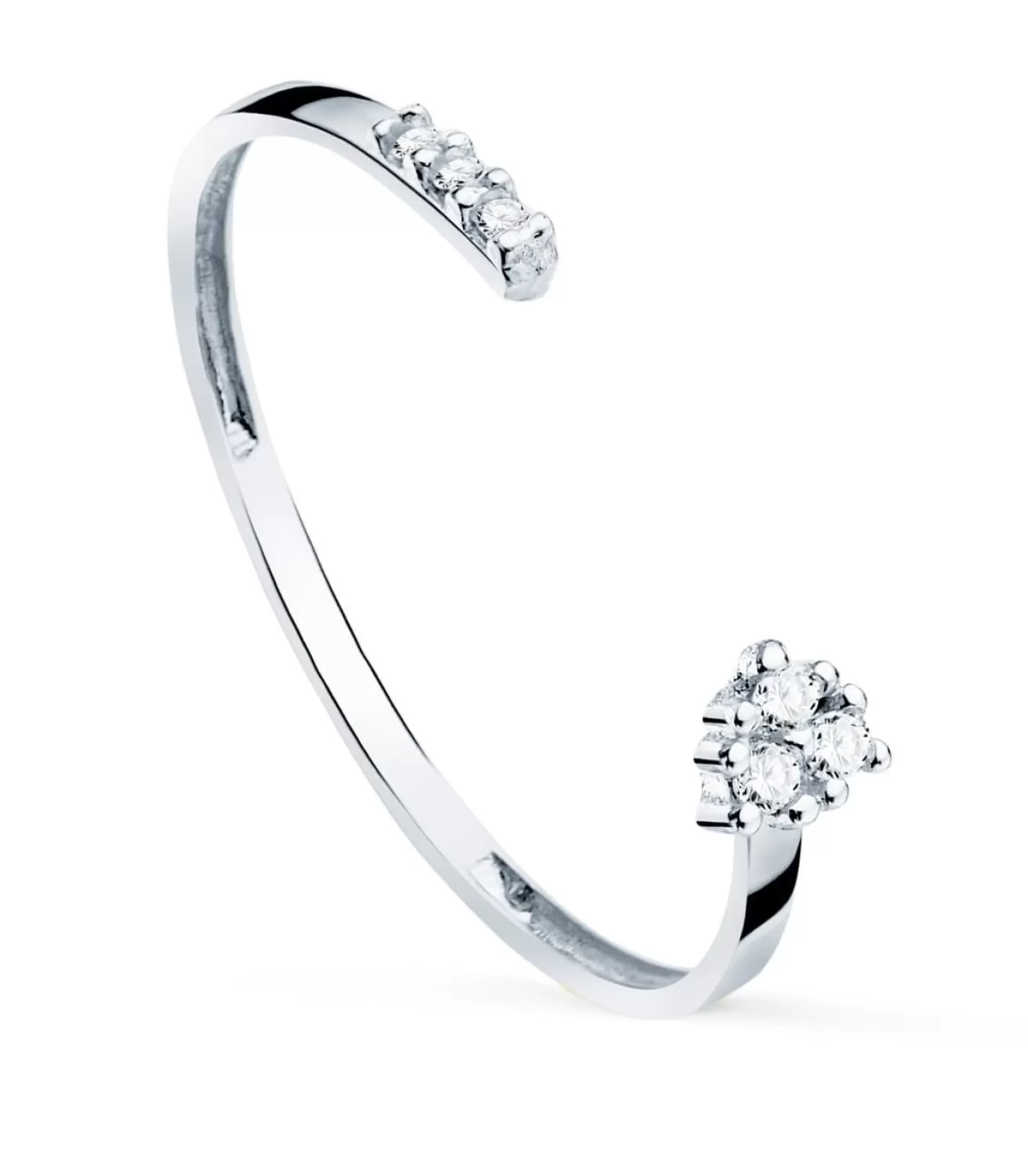 Anillo Novak Oro Blanco 18K Diamantes 0.040 Qts.<Alda Joyeros Cheap