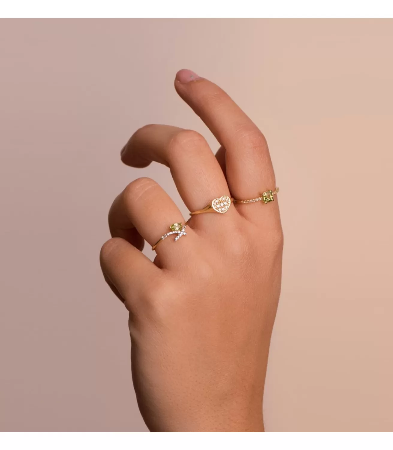 Anillo Sello Mujer Crush Oro 18K<Alda Joyeros New