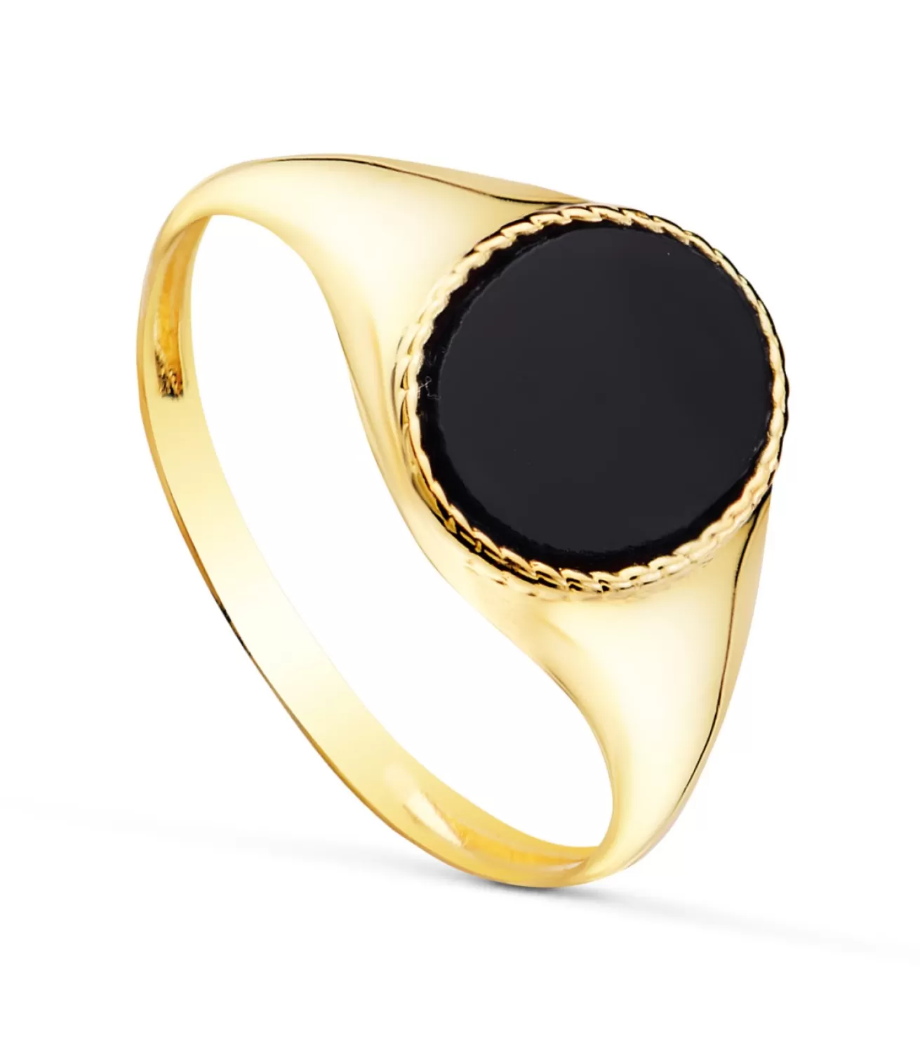 Anillo Sello Mujer Onix Oro 18K<Alda Joyeros Online