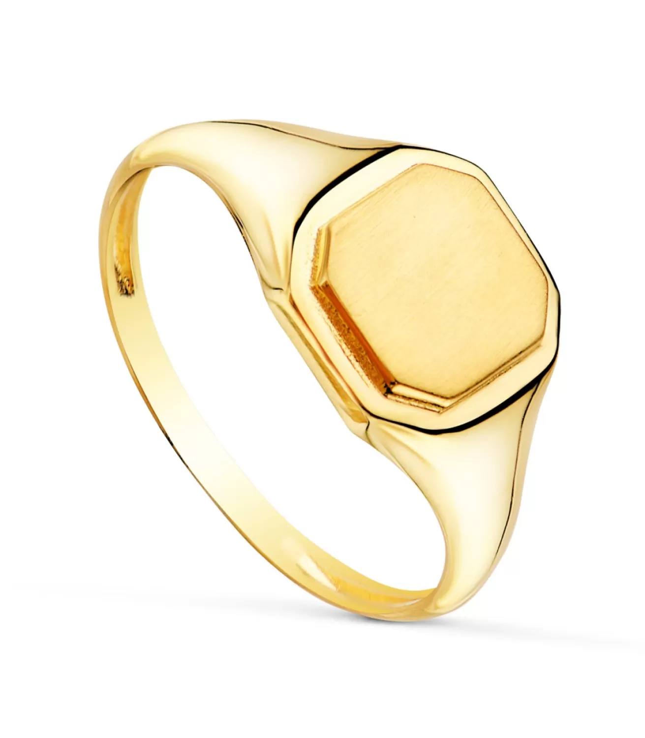Anillo Sello Octagon Oro 18K<Alda Joyeros Best