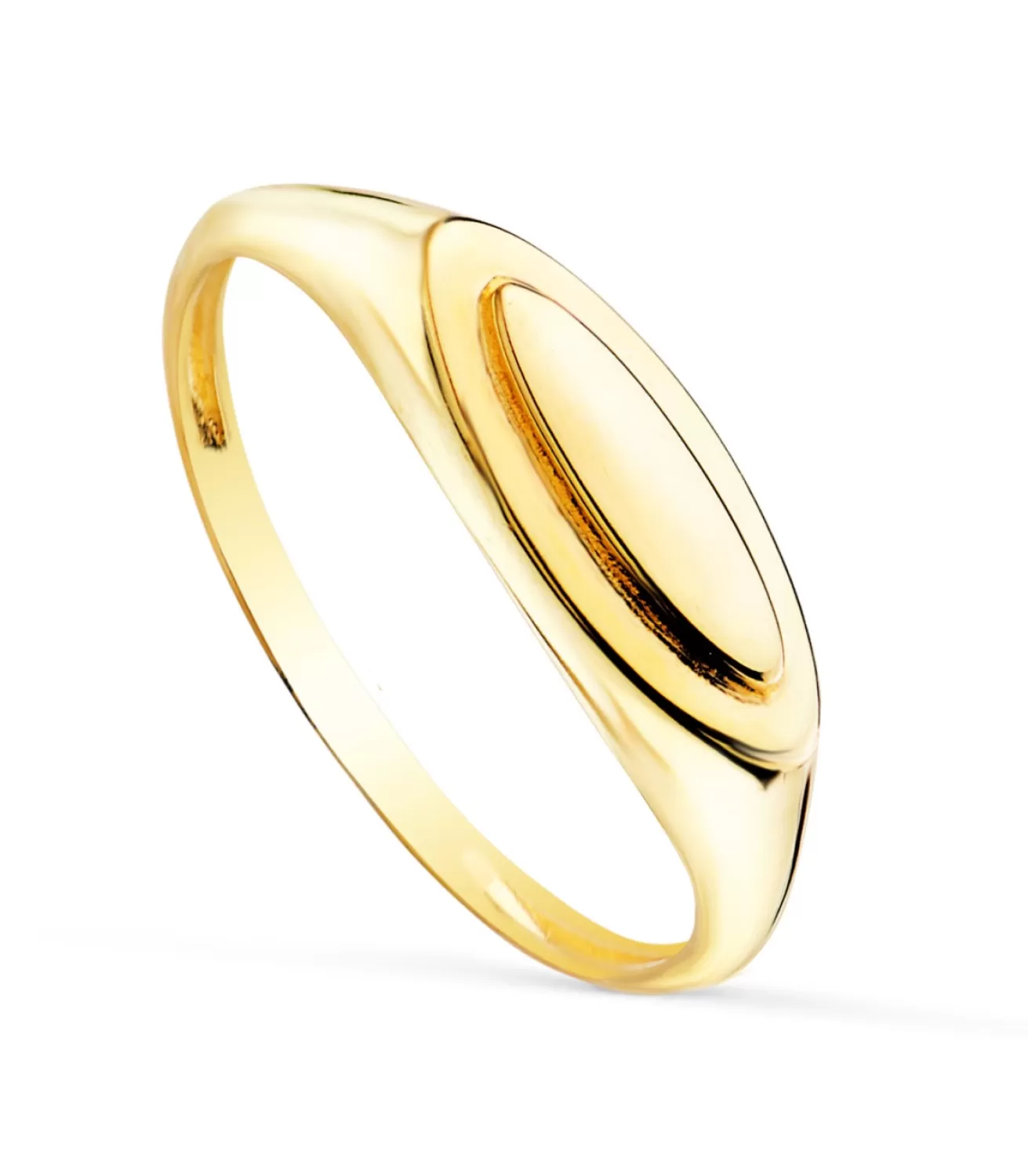Anillo Sello Ojival Oro 18K<Alda Joyeros New