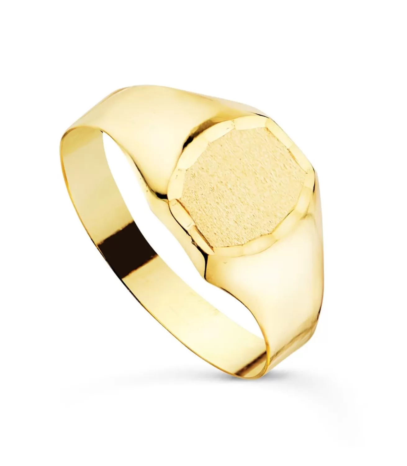 Anillo Sello Oro Amarillo 18K Grabado<Alda Joyeros Hot