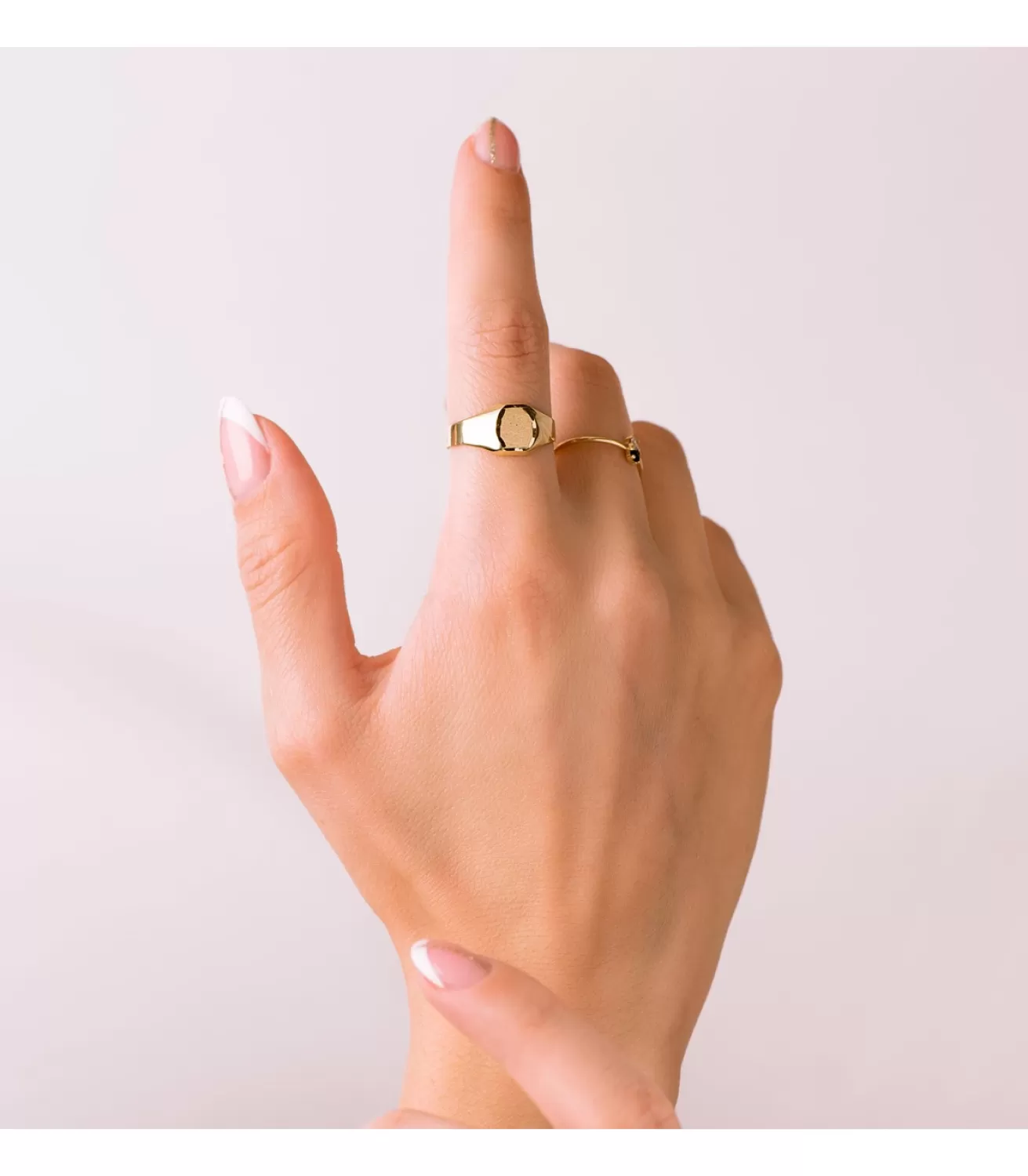 Anillo Sello Oro Amarillo 18K Grabado<Alda Joyeros Hot