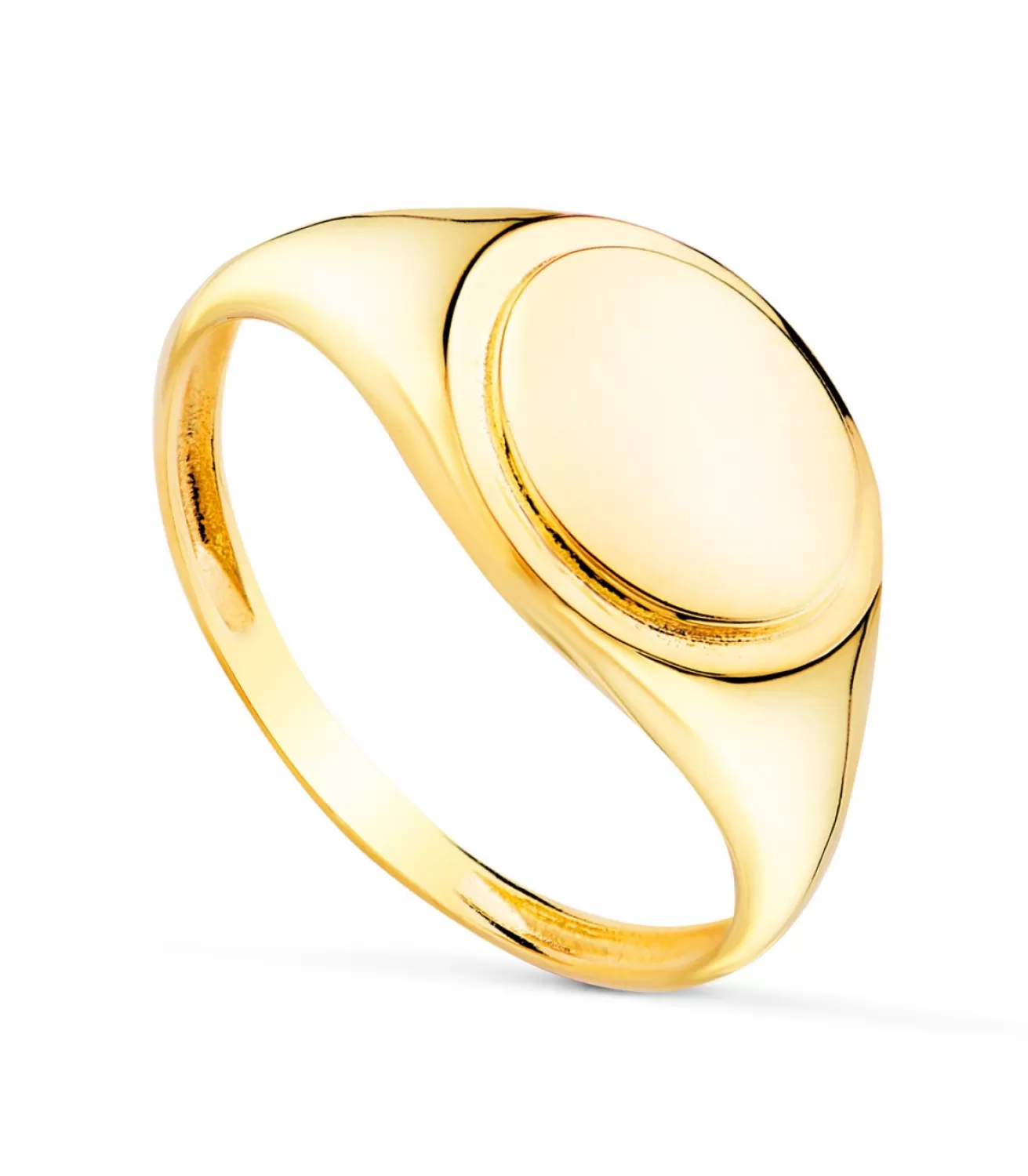 Anillo Sello Oval Oro 18K<Alda Joyeros Discount