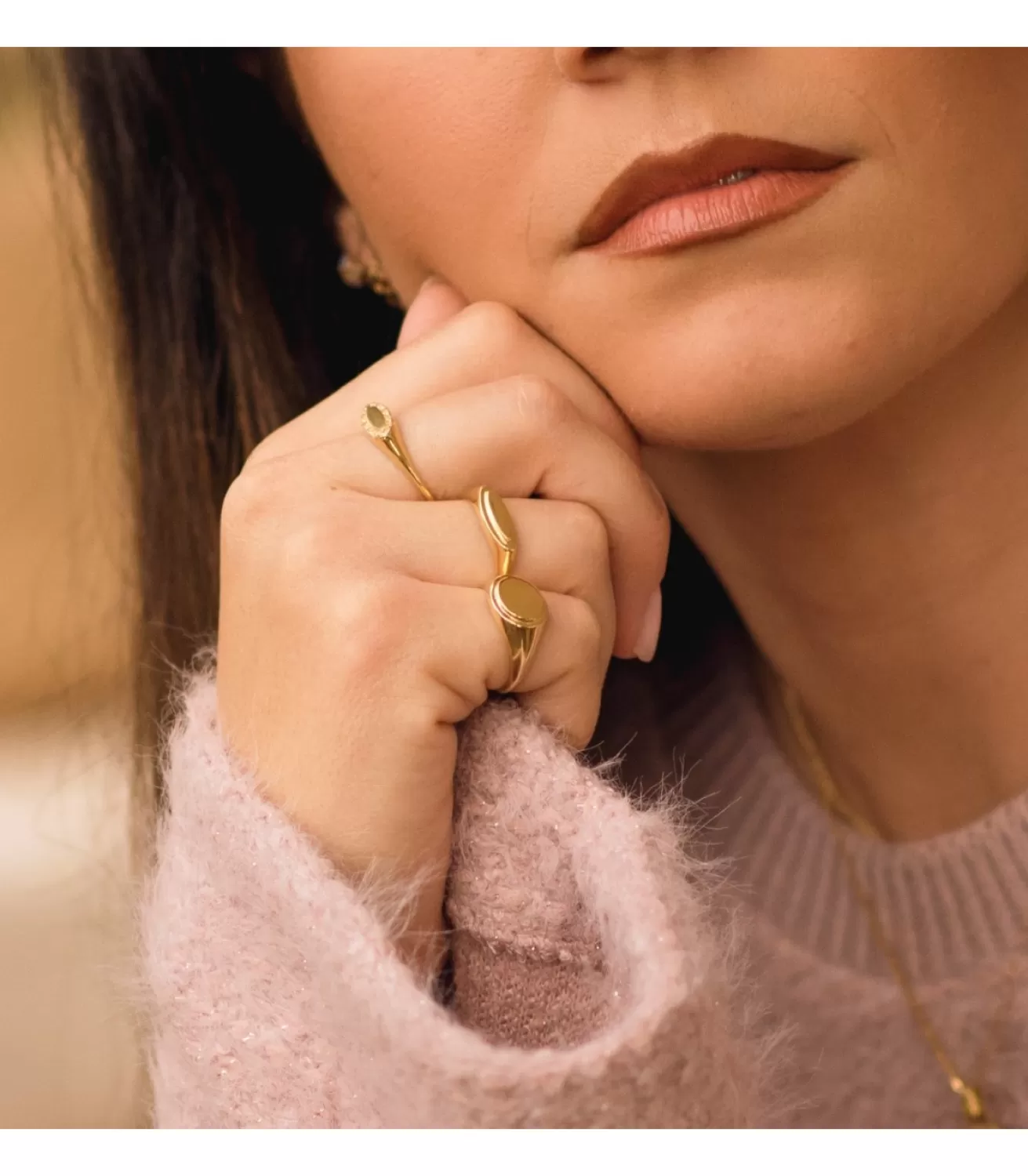 Anillo Sello Oval Oro 18K<Alda Joyeros Discount