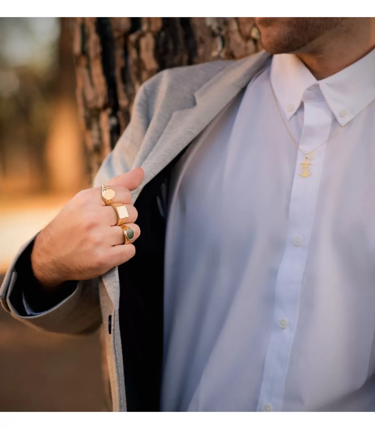 Anillo Sello Piero Oro Amarillo 18K Piedra Oval Onix<Alda Joyeros Shop