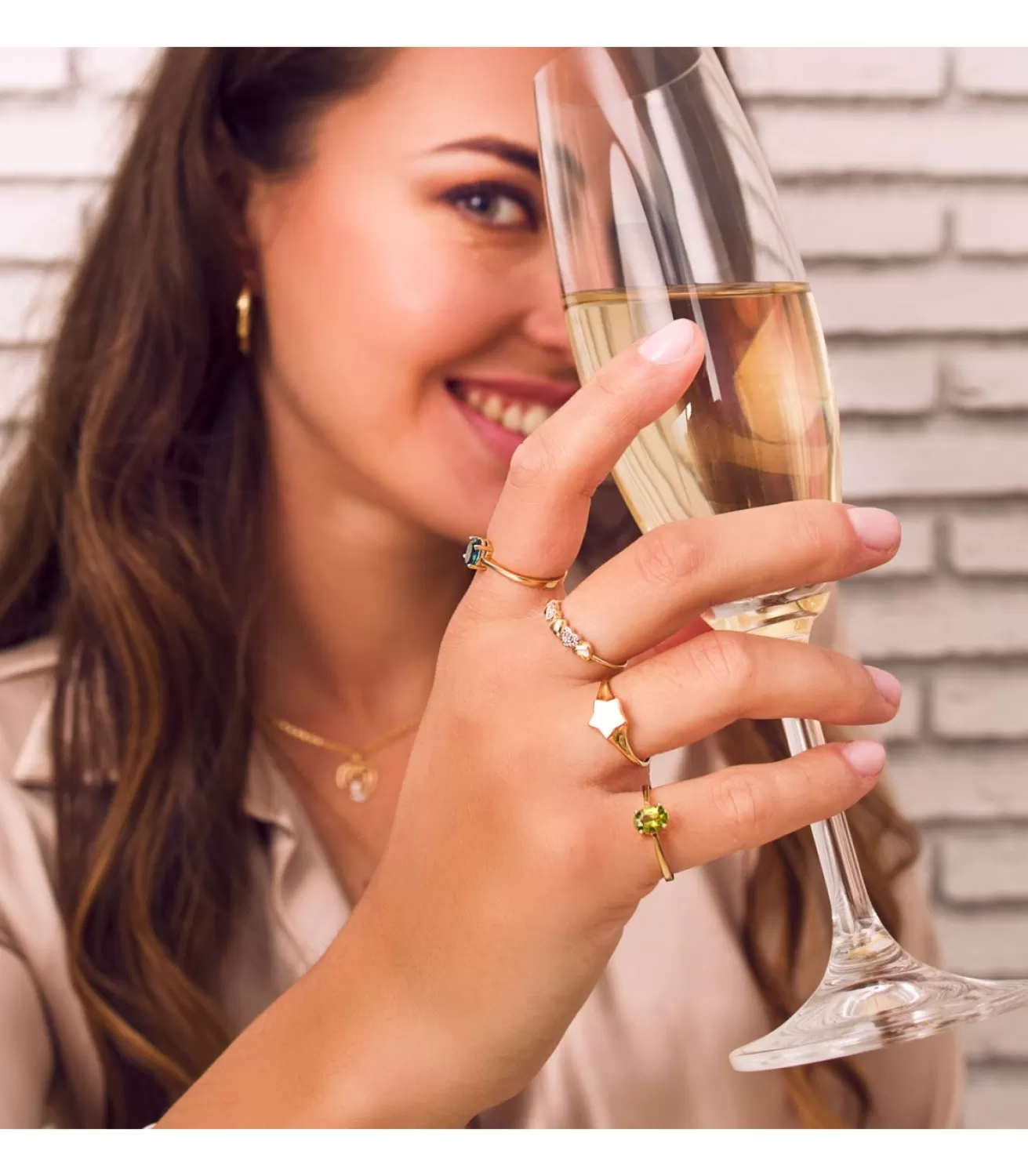 Anillo Sign Sello Mujer Estrella Oro 18K<Alda Joyeros Outlet