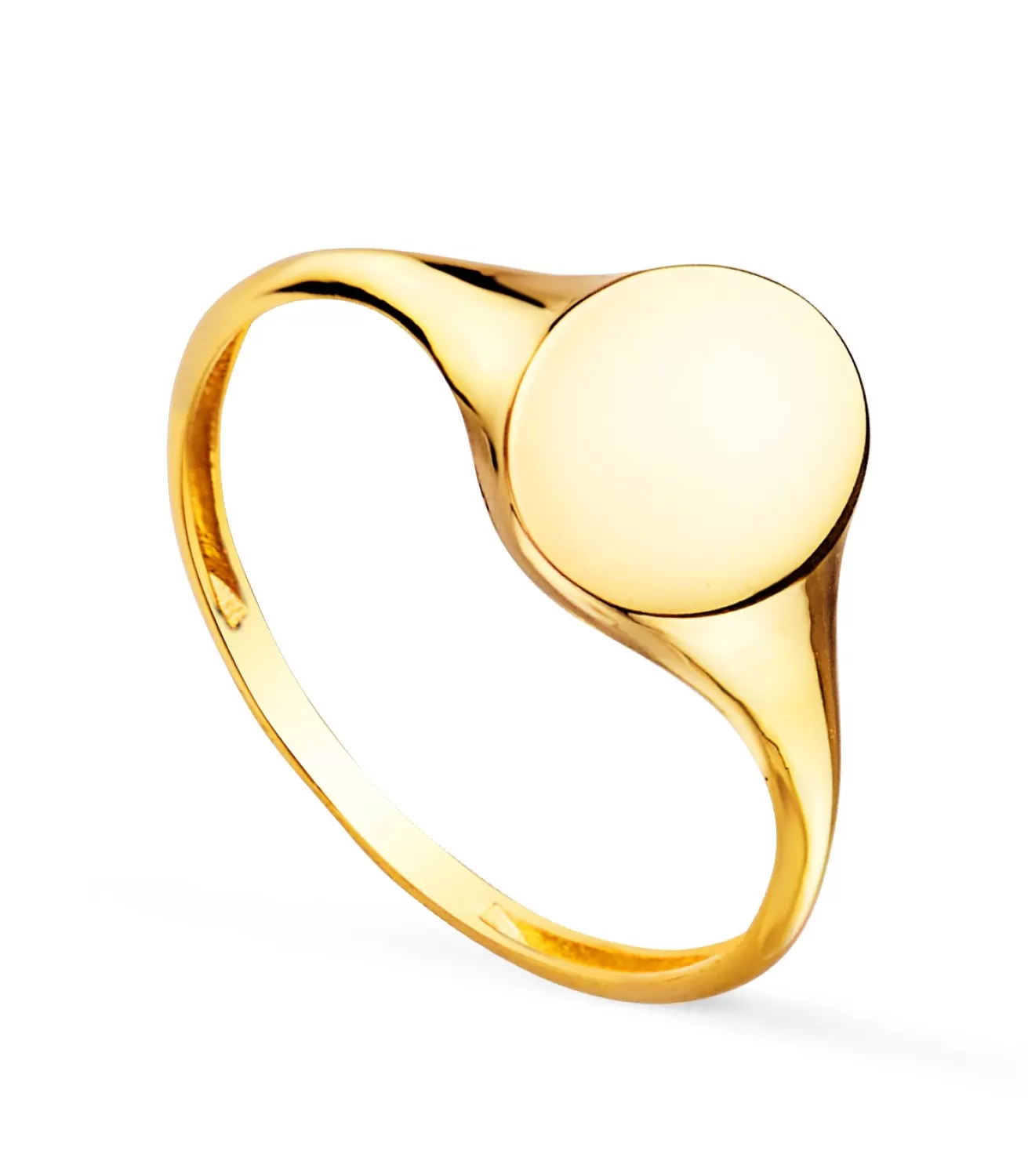 Anillo Sign Sello Mujer Oval Oro 18K<Alda Joyeros New