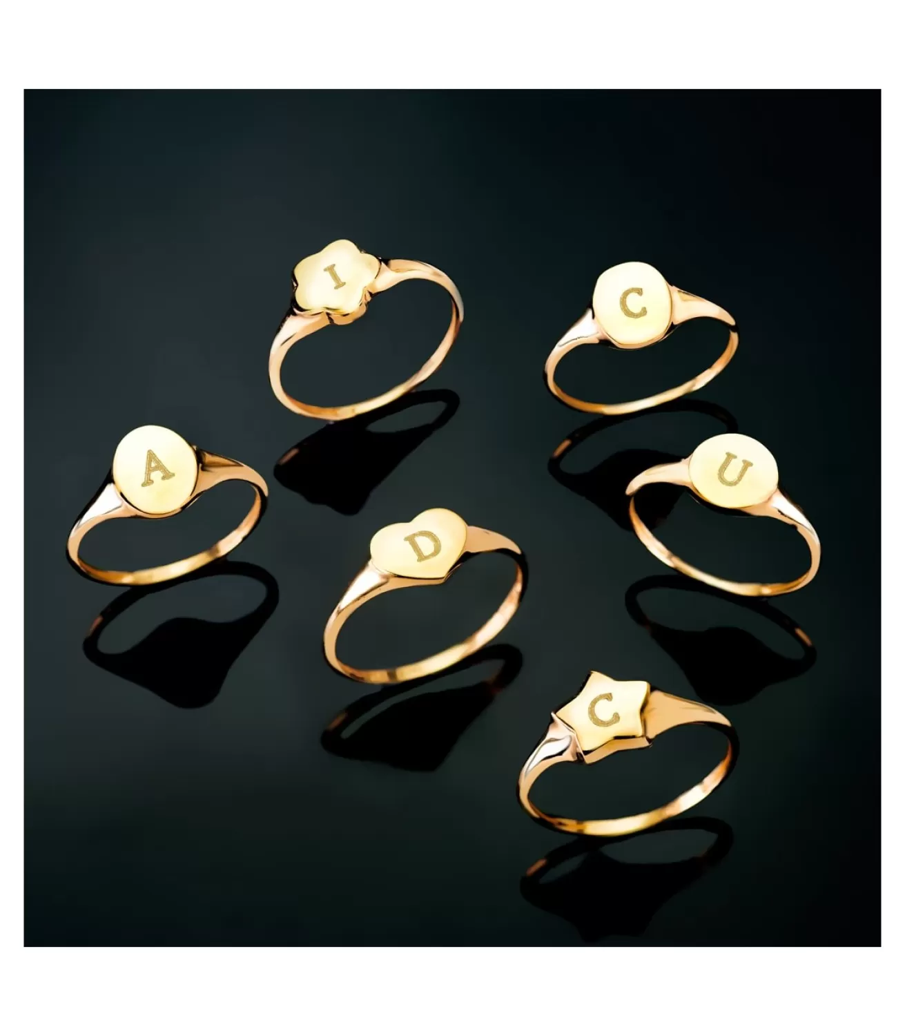 Anillo Sign Sello Mujer Tonel Oro 18K<Alda Joyeros Flash Sale