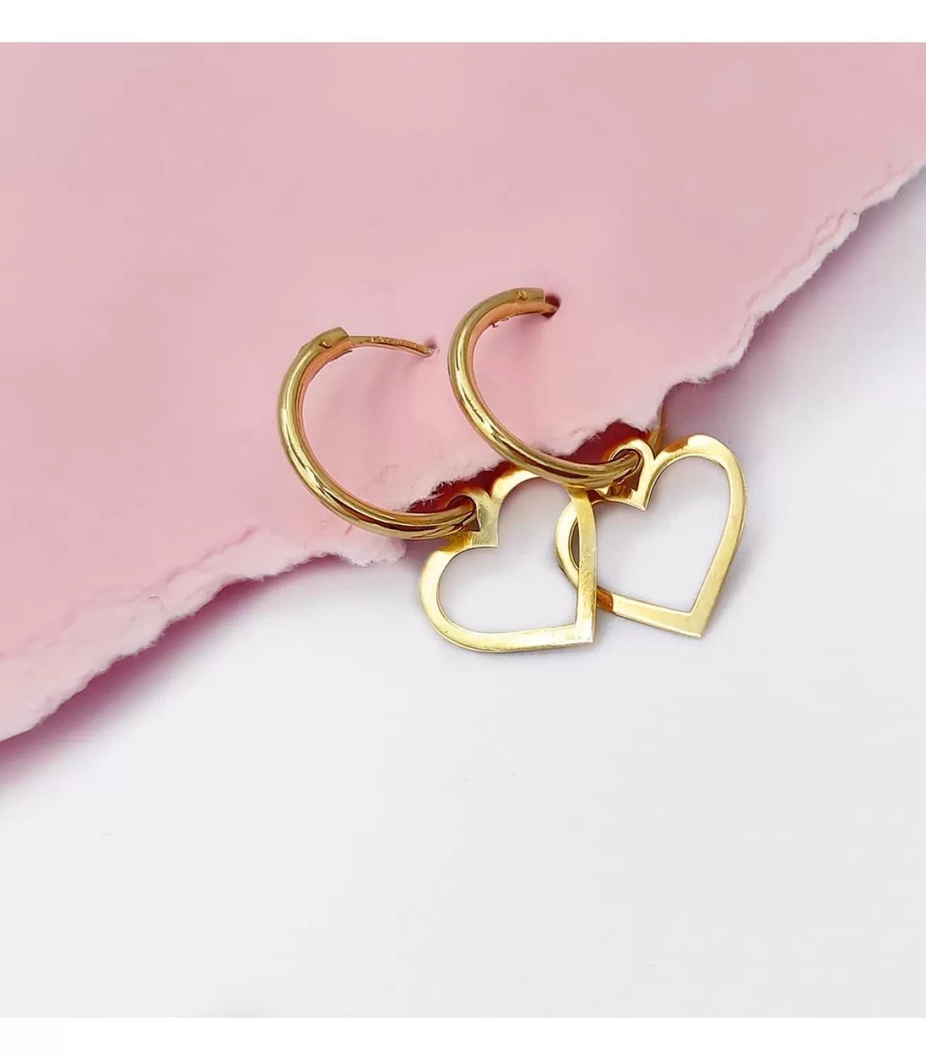Aros Colgante Corazon Oro Amarillo 18K<Alda Joyeros Hot