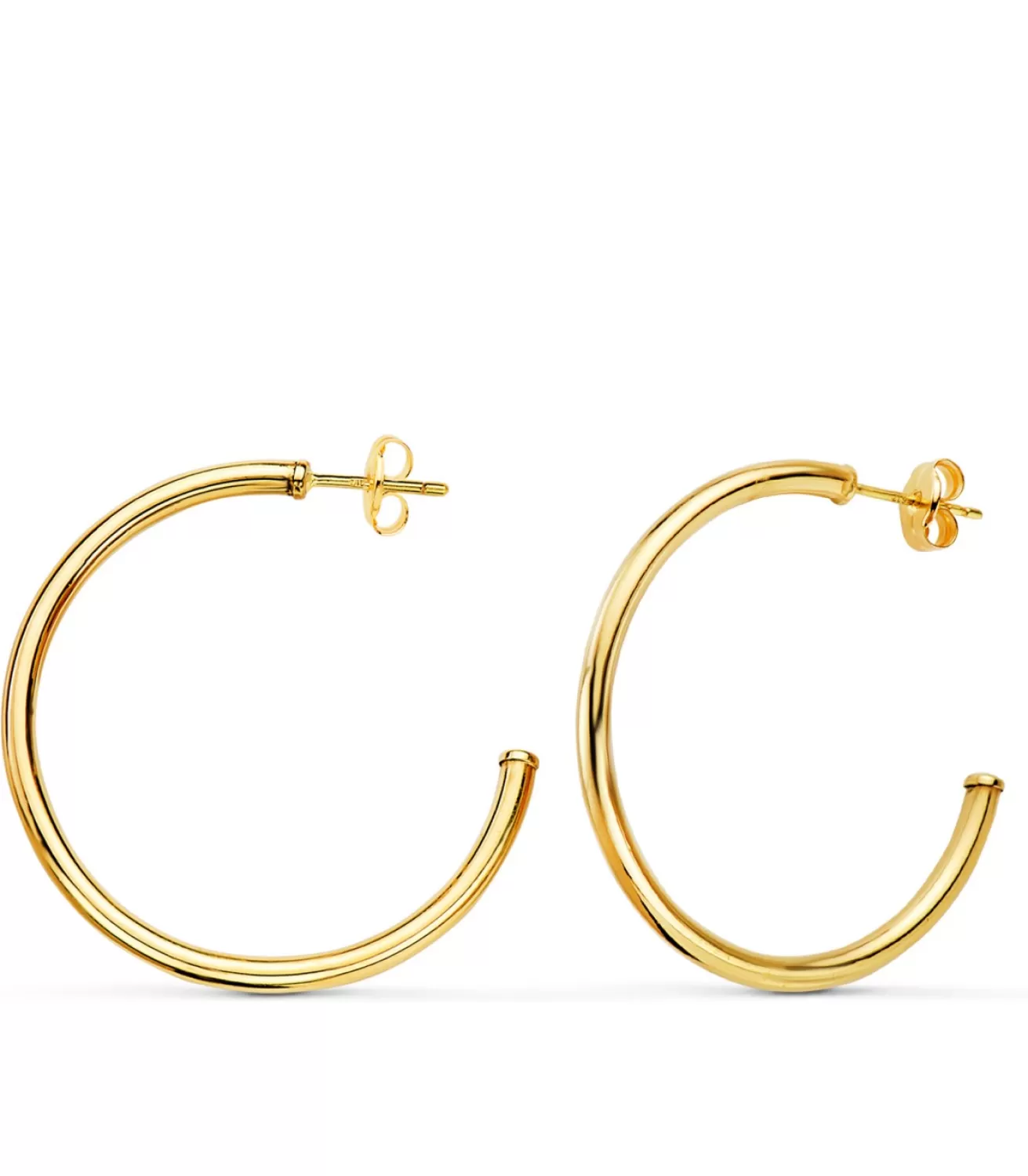 Aros De Oro 18K Abiertos 30 Mm<Alda Joyeros Best Sale