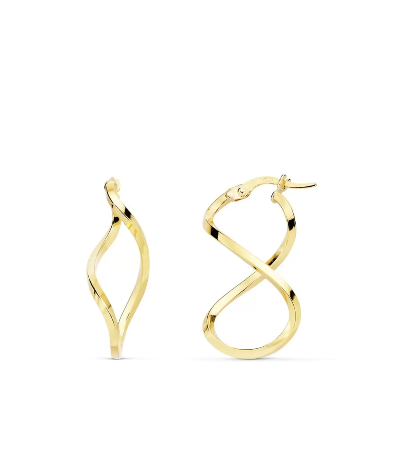 Aros Eight Oro Amarillo 18 K 30 Mm<Alda Joyeros Cheap