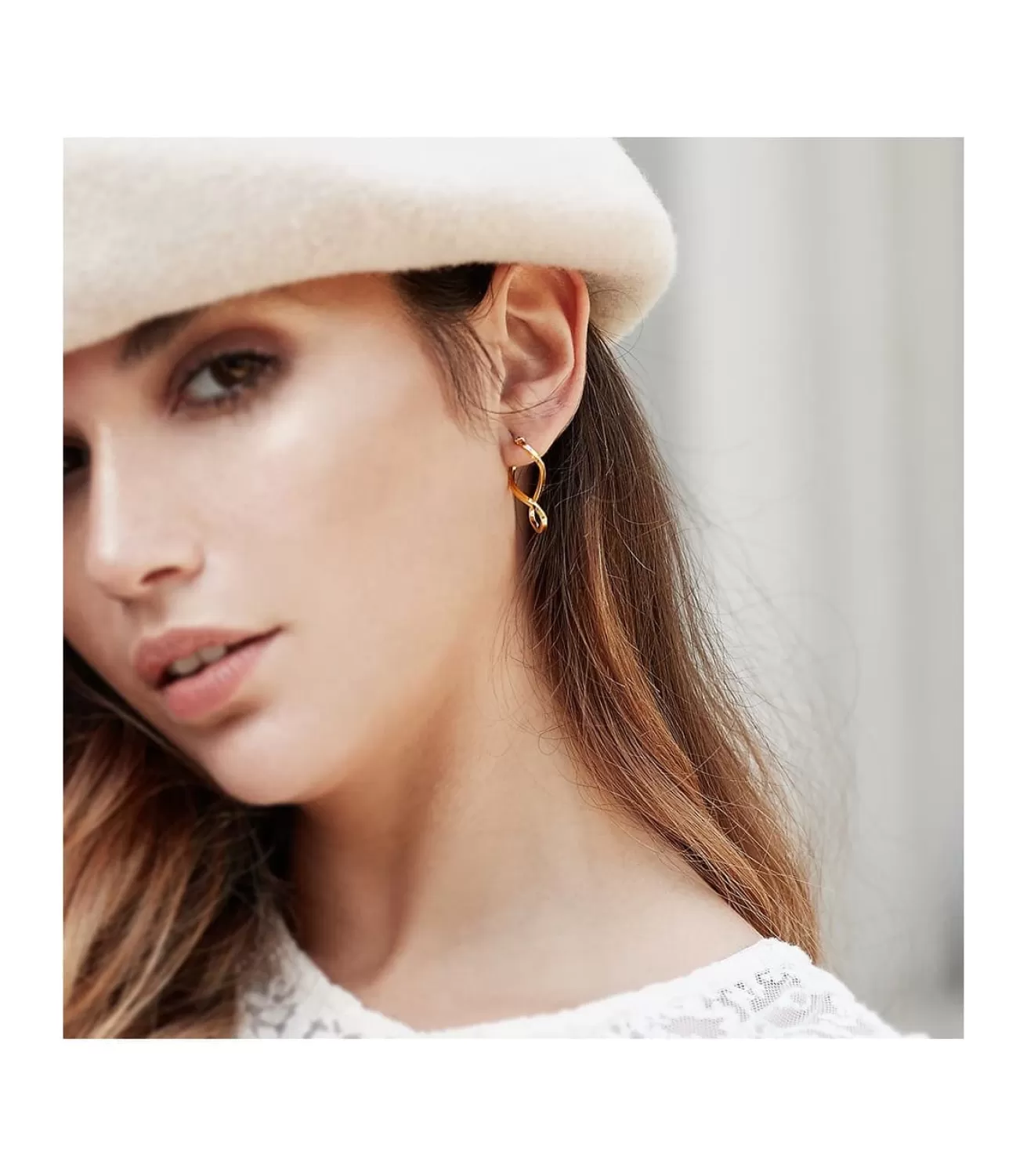 Aros Eight Oro Amarillo 18 K 30 Mm<Alda Joyeros Cheap