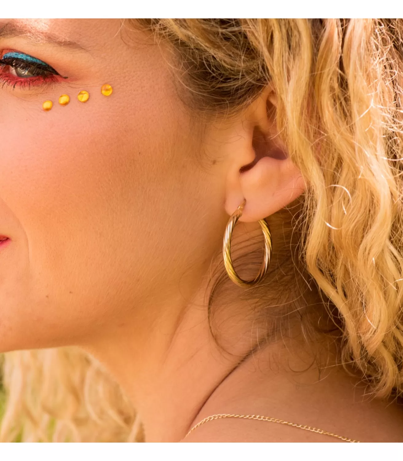 Aros Huecos Brillo Oro Amarillo 18 K 29 Mm<Alda Joyeros Best