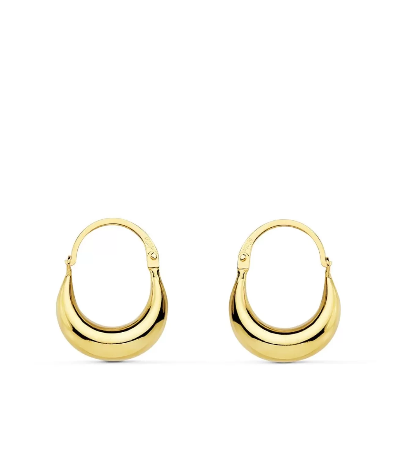 Aros Morcilla Oro Amarillo 18K 15 Mm<Alda Joyeros Discount