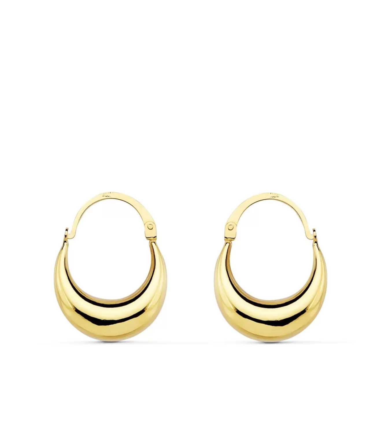 Aros Morcilla Oro Amarillo 18K 17 Mm<Alda Joyeros Flash Sale