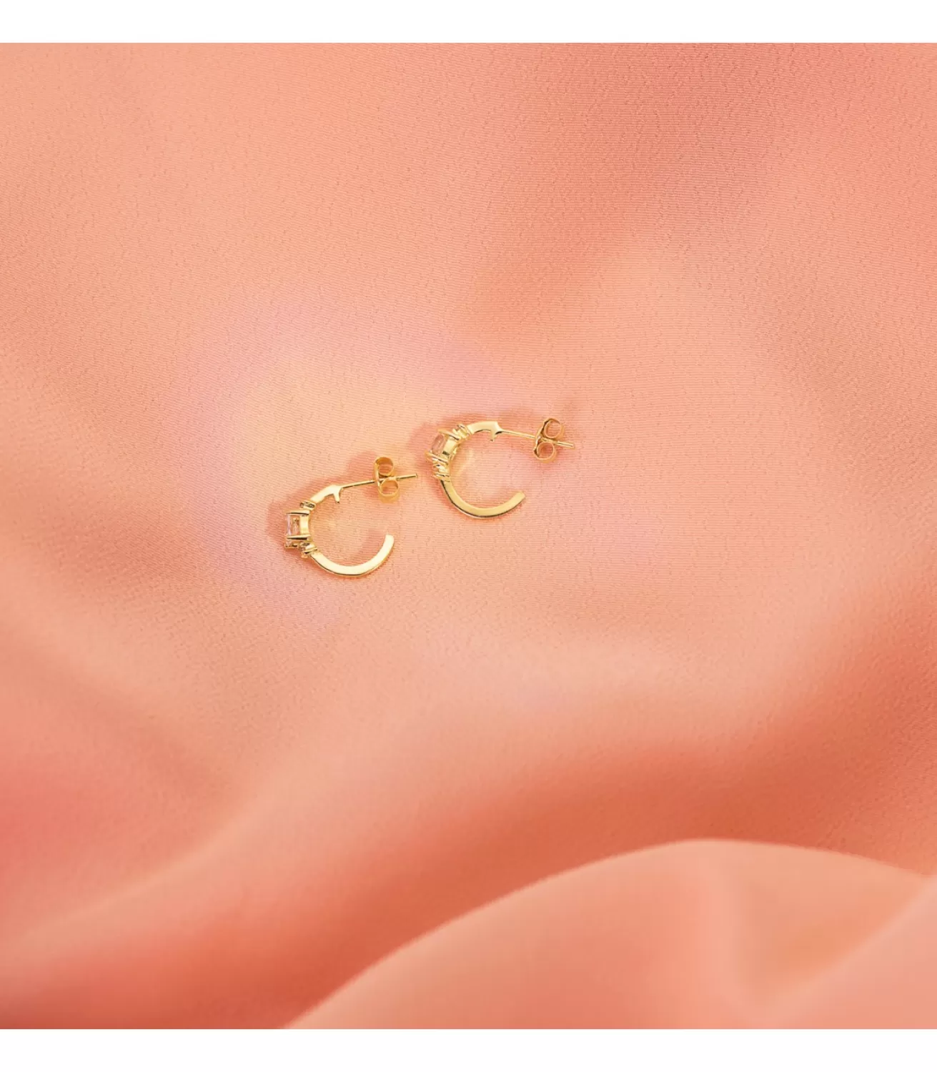 Aros Paradise Circonita Oro Amarillo 18K<Alda Joyeros Outlet