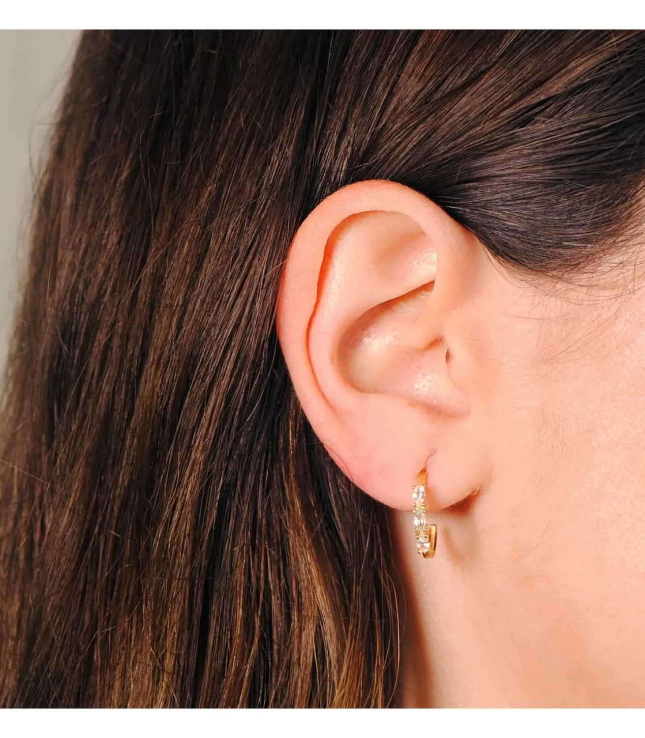 Aros Paradise Oro Amarillo 18K Marquise Aguamarina<Alda Joyeros New