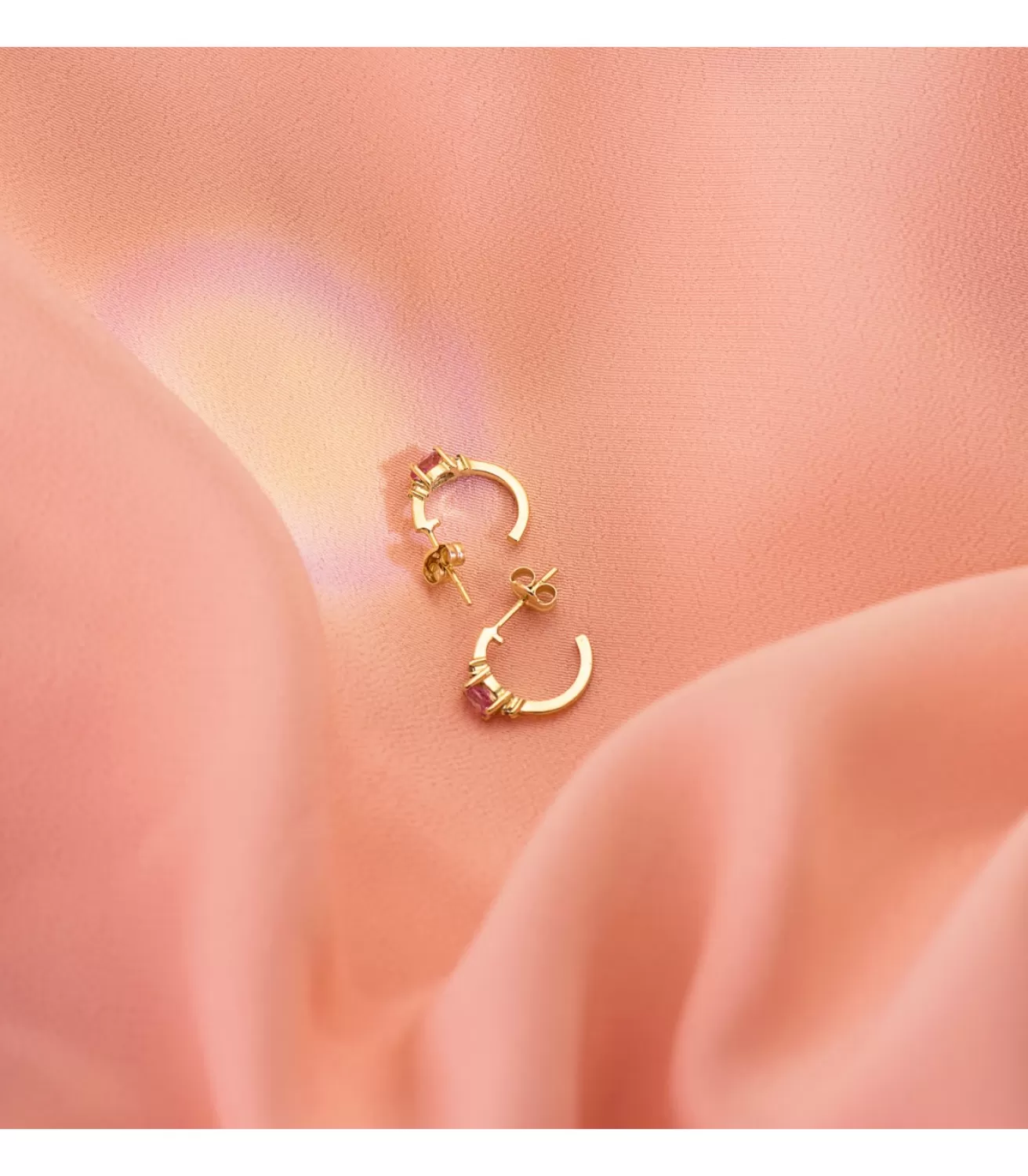 Aros Paradise Rosa De Francia Oro Amarillo 18K<Alda Joyeros Online