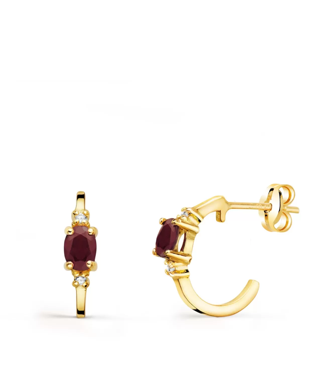 Aros Paradise Rubi Oro Amarillo 18K<Alda Joyeros Clearance