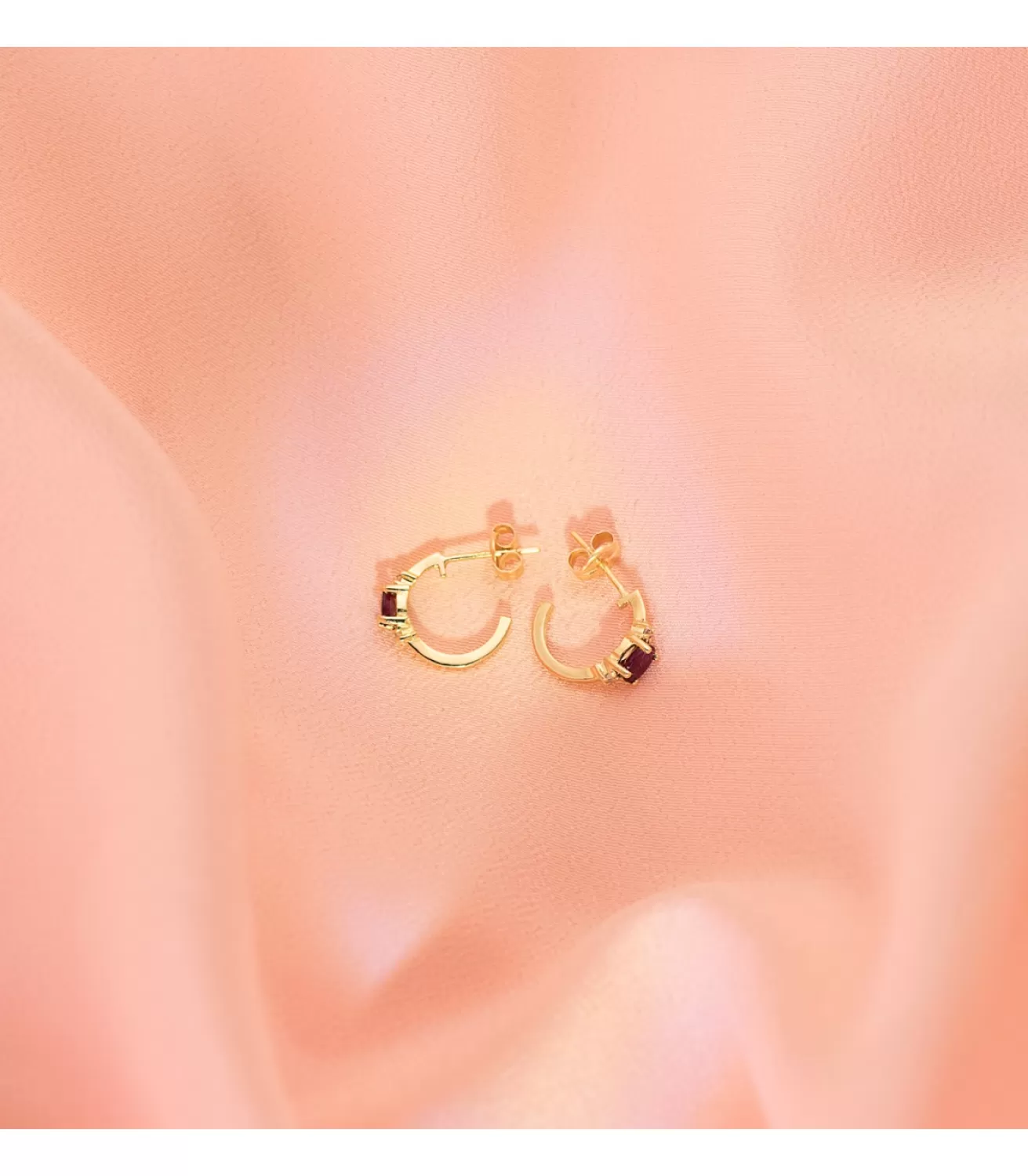 Aros Paradise Rubi Oro Amarillo 18K<Alda Joyeros Clearance