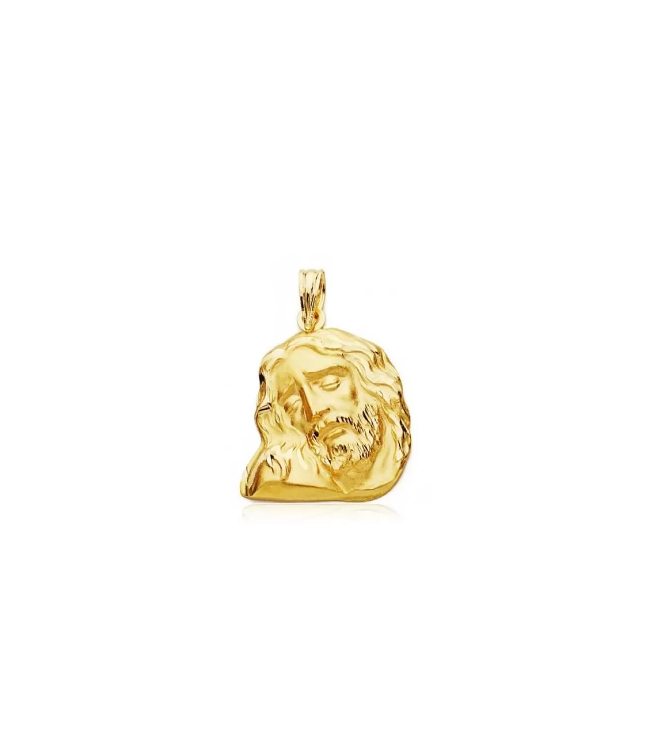 Cabeza Cristo Yacente 18 Ktes 20X19Mm<Alda Joyeros Shop