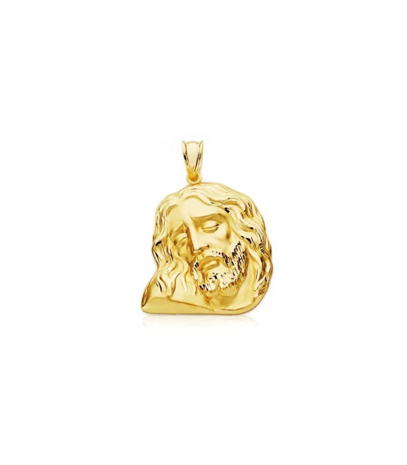 Cabeza Cristo Yacente 18 Ktes 27X25Mm<Alda Joyeros Store