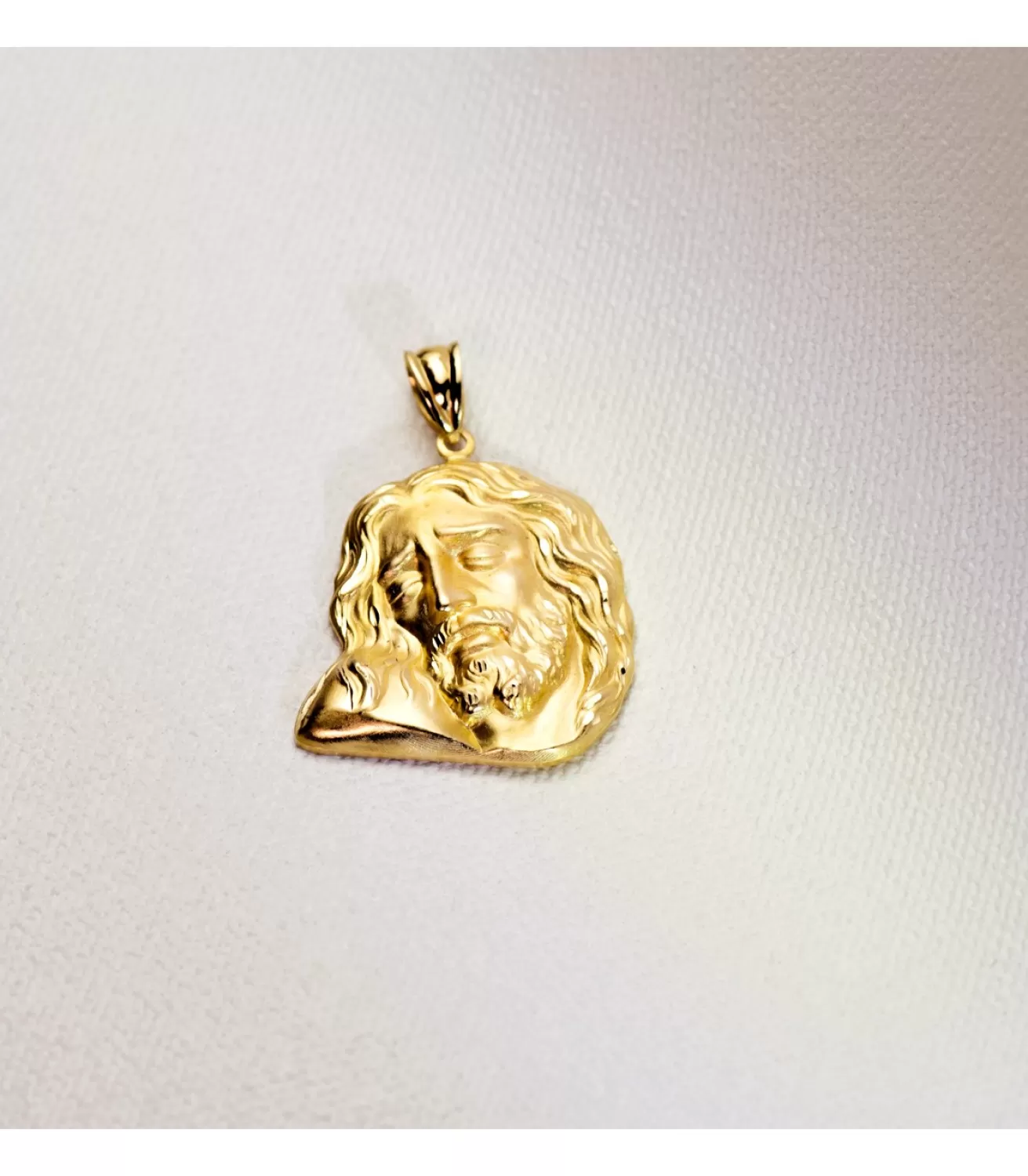 Cabeza Cristo Yacente 18 Ktes 27X25Mm<Alda Joyeros Store