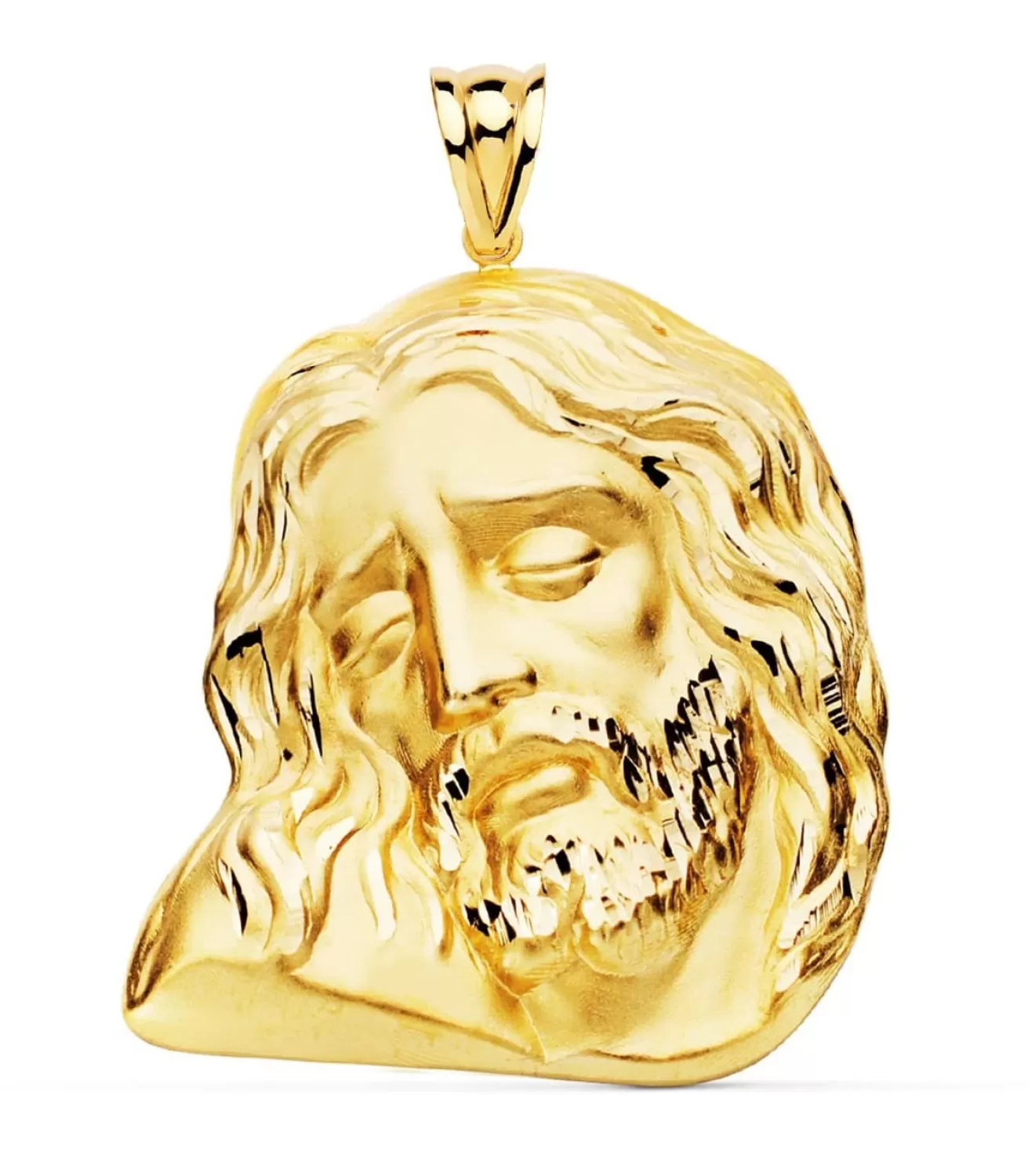 Cabeza Cristo Yacente 18 Ktes 42X37Mm<Alda Joyeros Sale